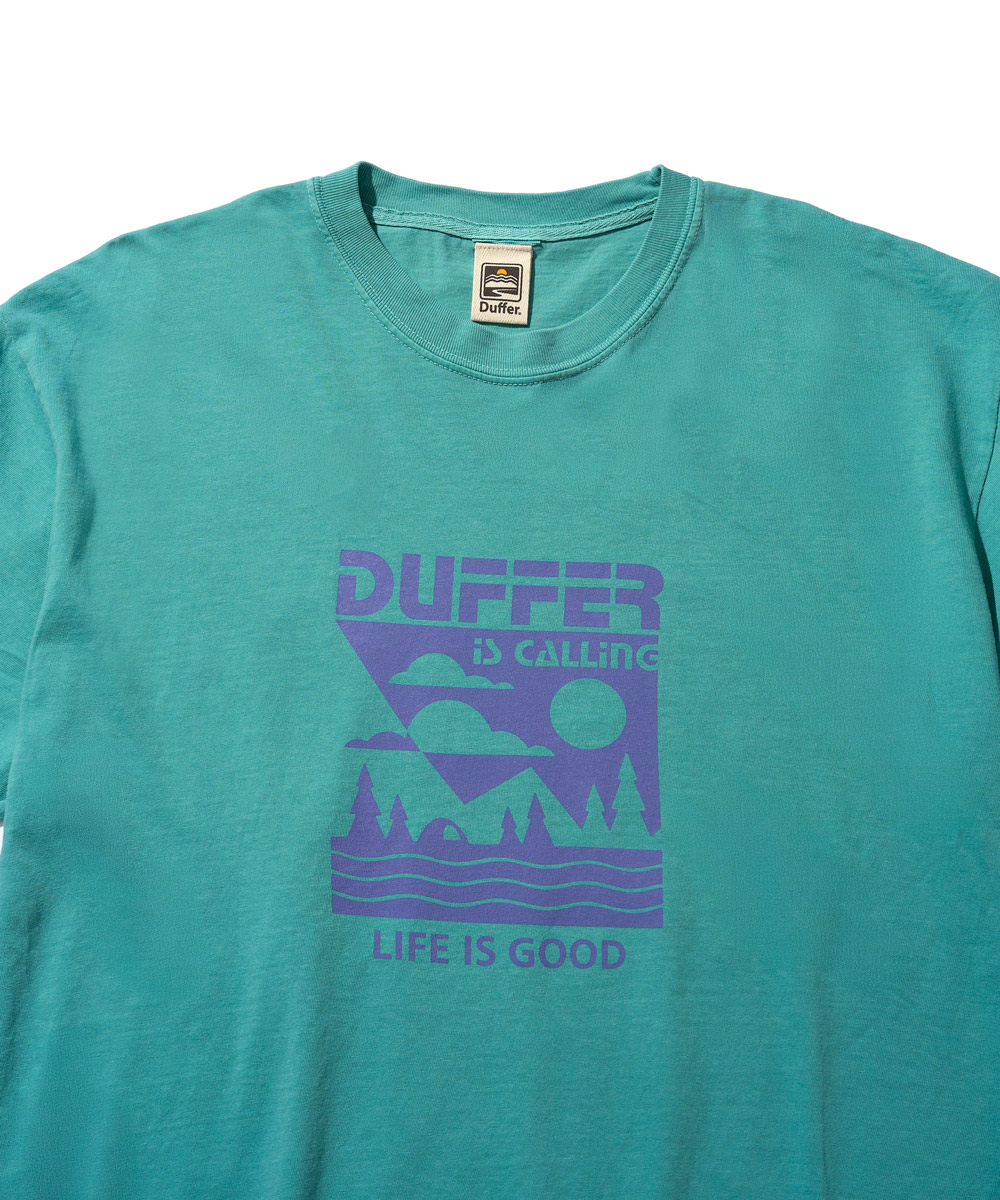 ピグメント プリントTシャツ