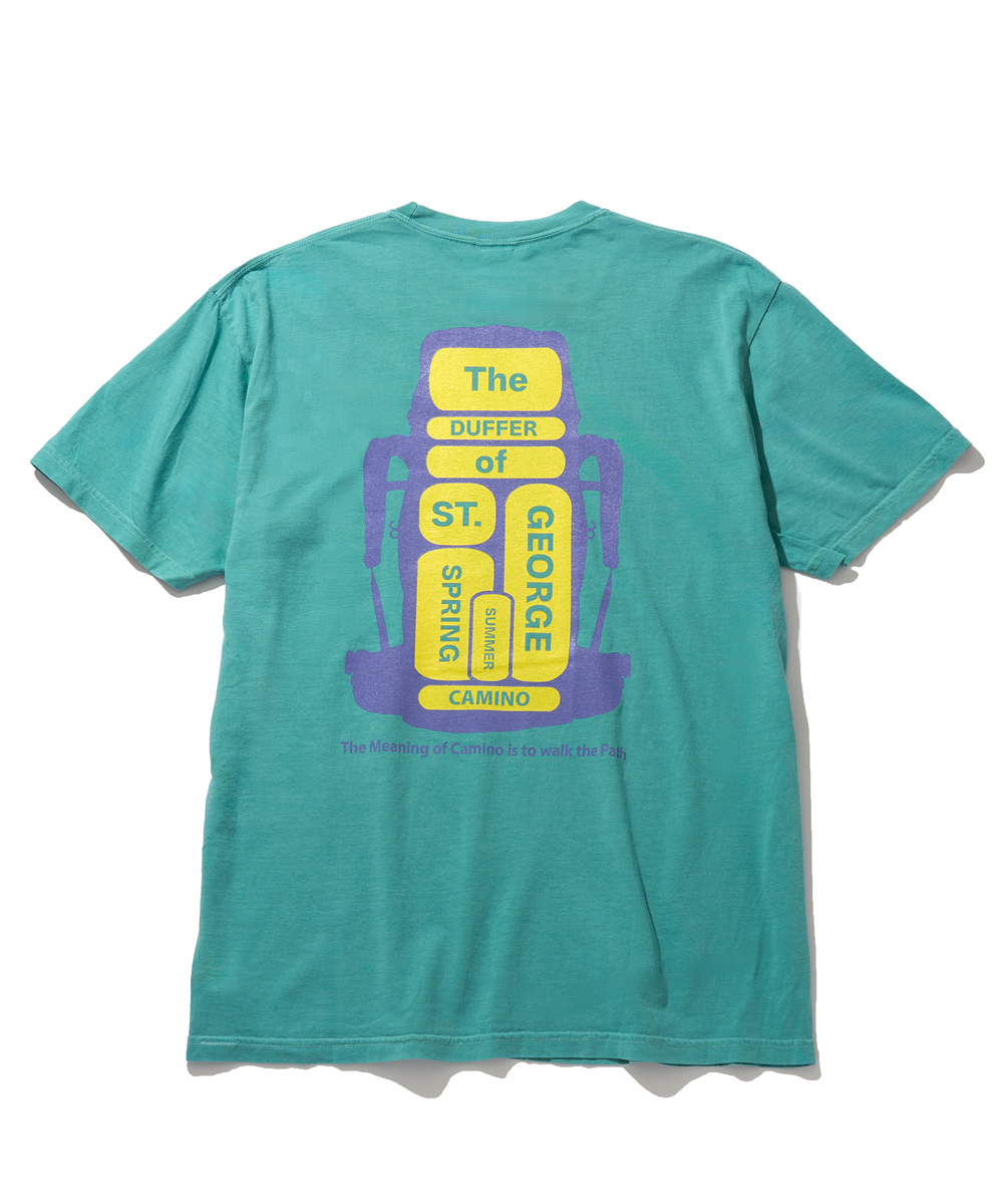 ピグメント プリントTシャツ