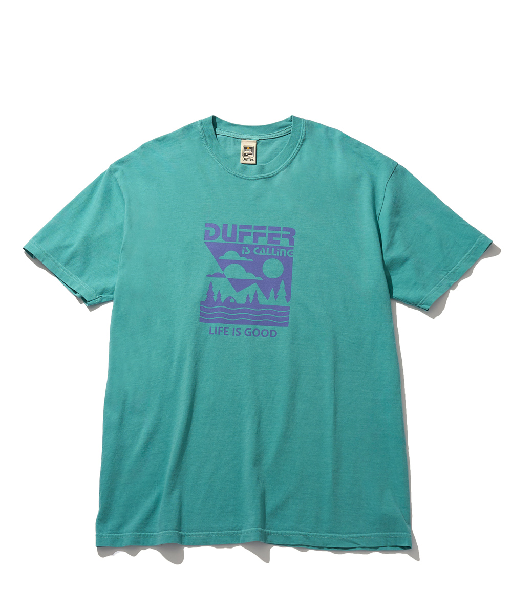 ピグメント プリントTシャツ