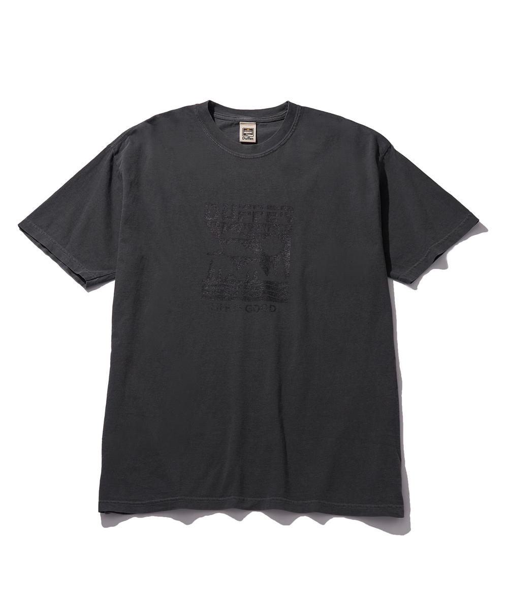 ピグメント プリントTシャツ