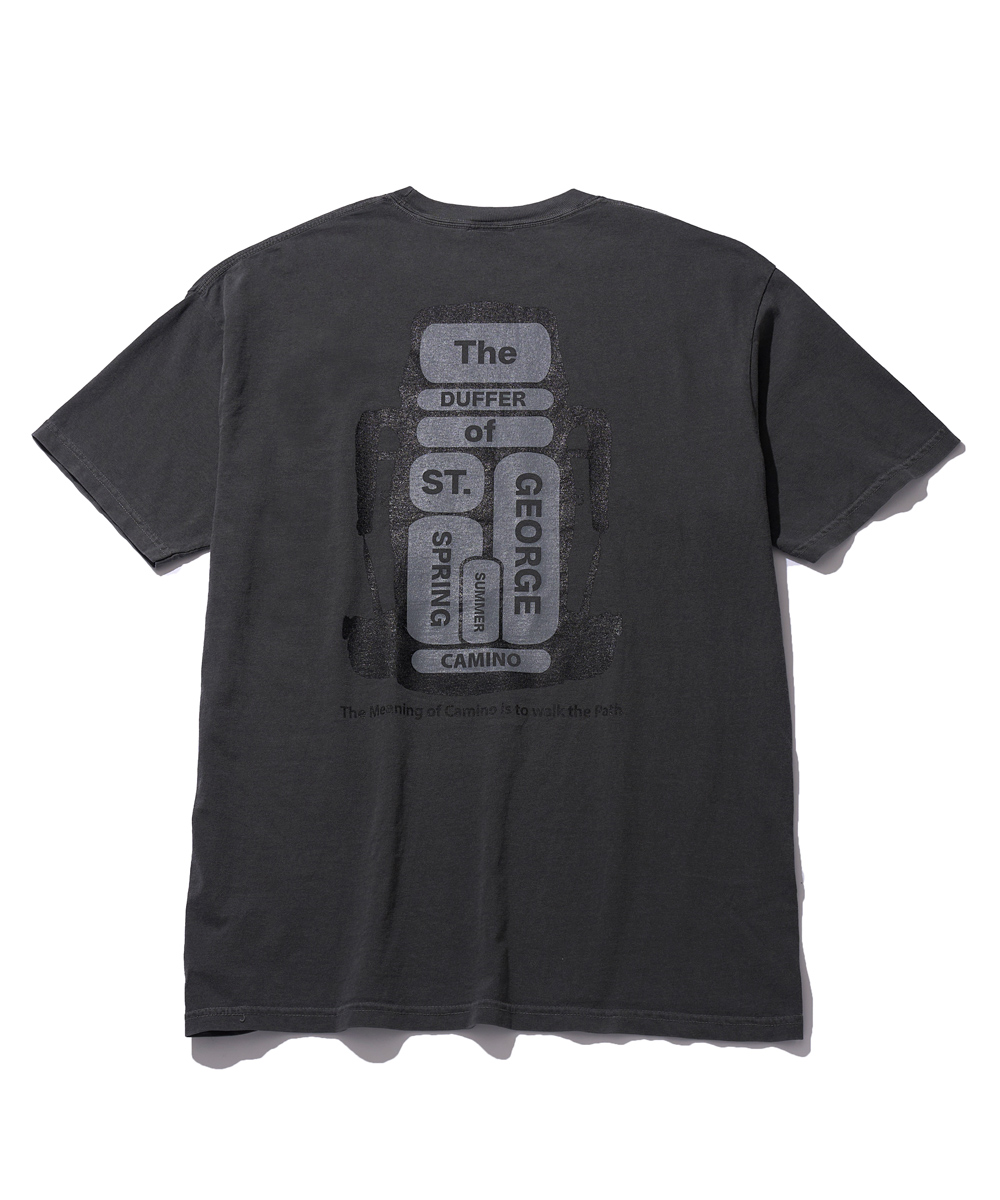 ピグメント プリントTシャツ