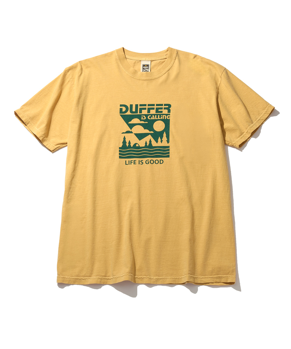 ピグメント プリントTシャツ