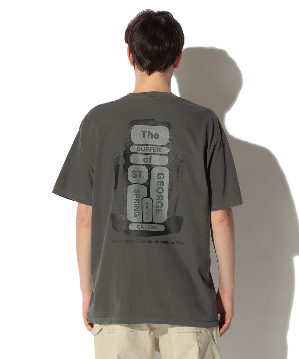 ピグメント プリントTシャツ