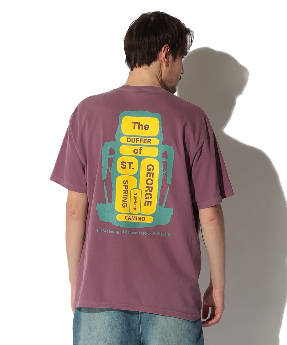 ピグメント プリントTシャツ