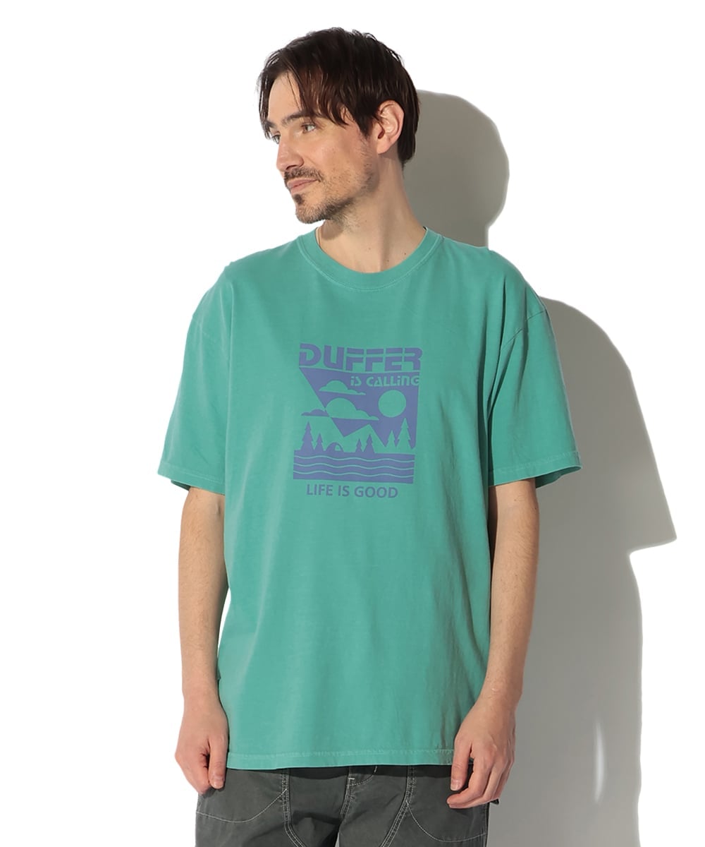 ピグメント プリントTシャツ