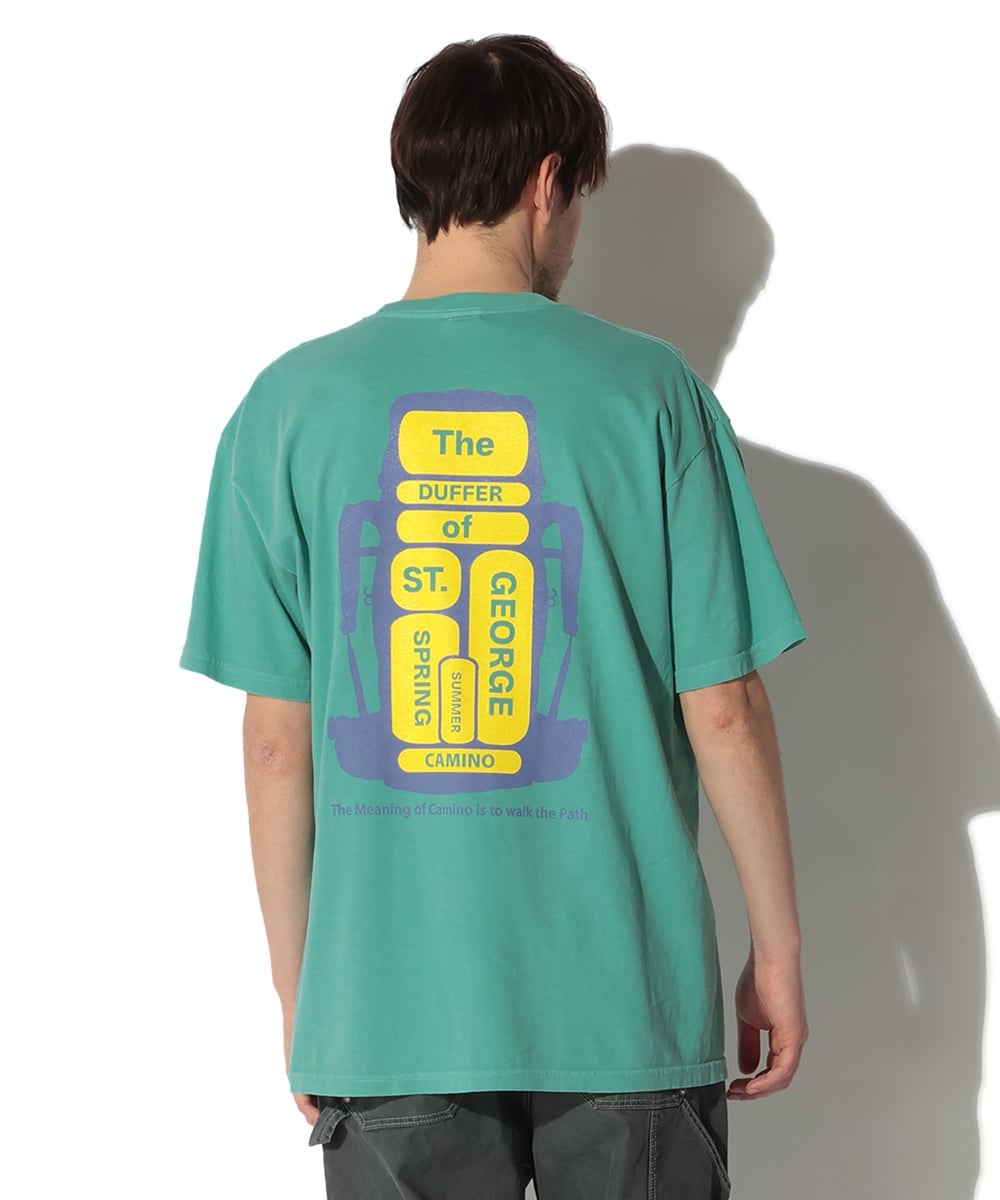 ピグメント プリントTシャツ