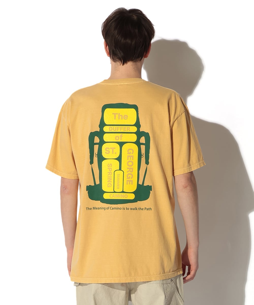 ピグメント プリントTシャツ