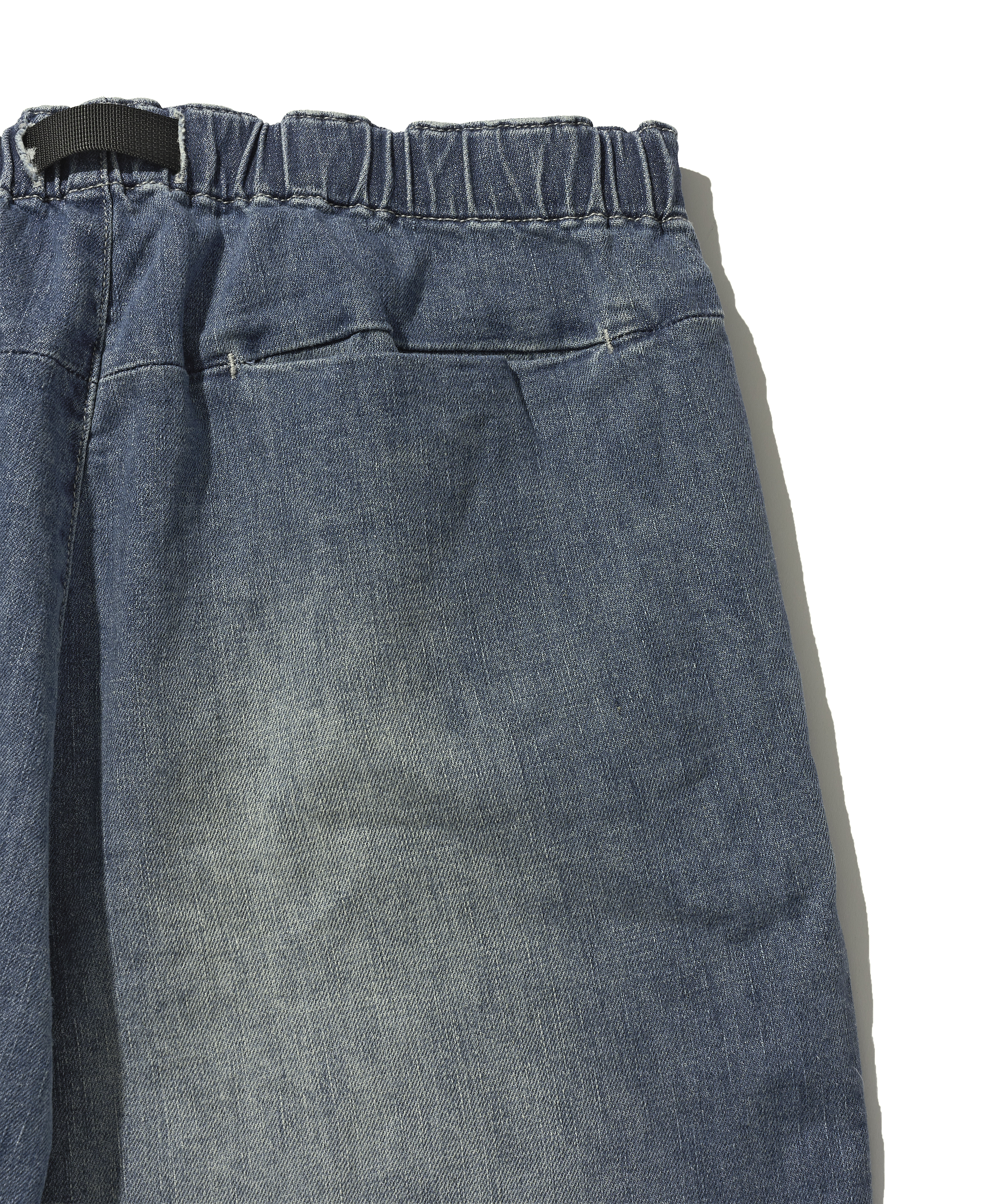 リネンブレンド ストレッチデニムパンツ