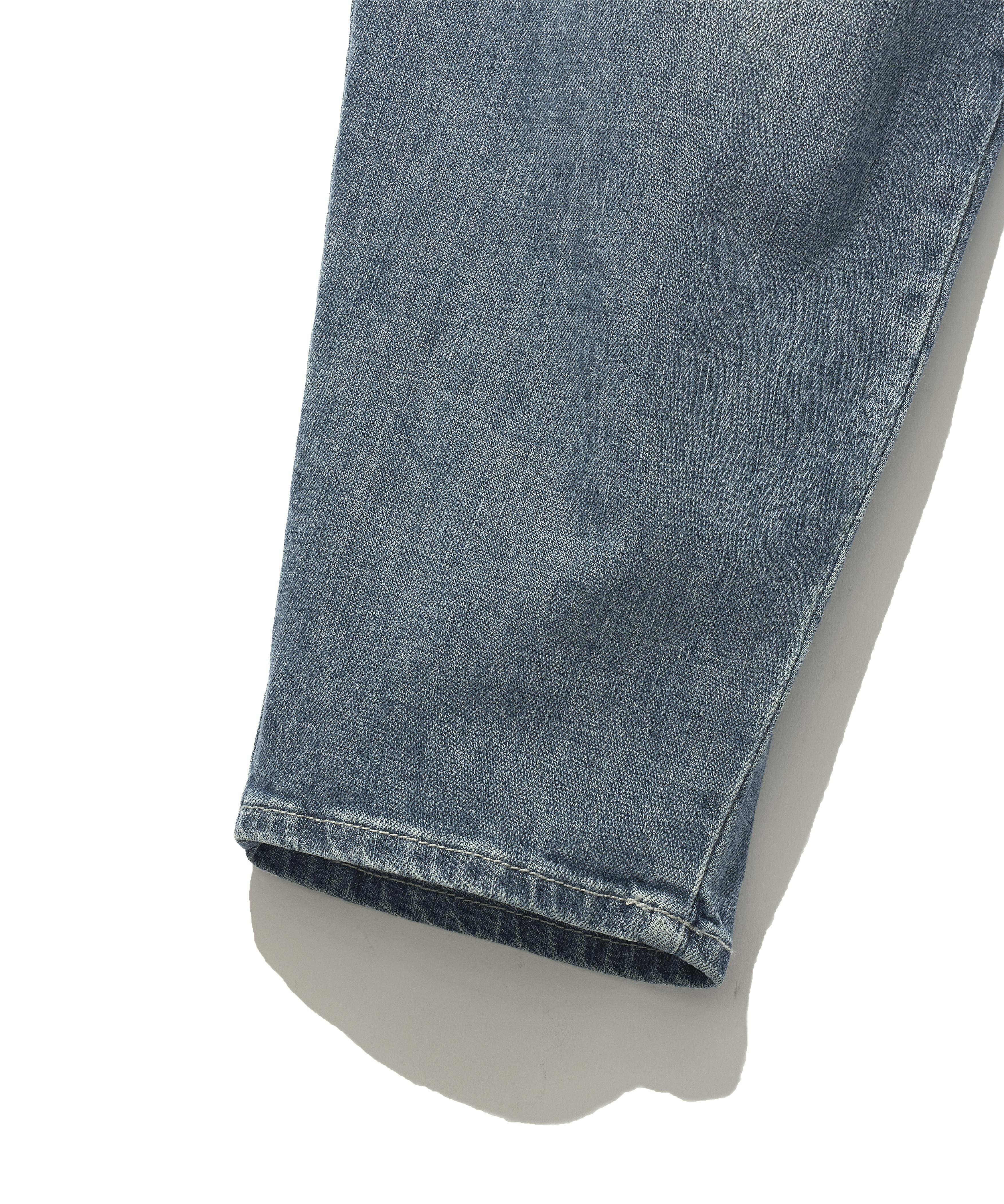 リネンブレンド ストレッチデニムパンツ