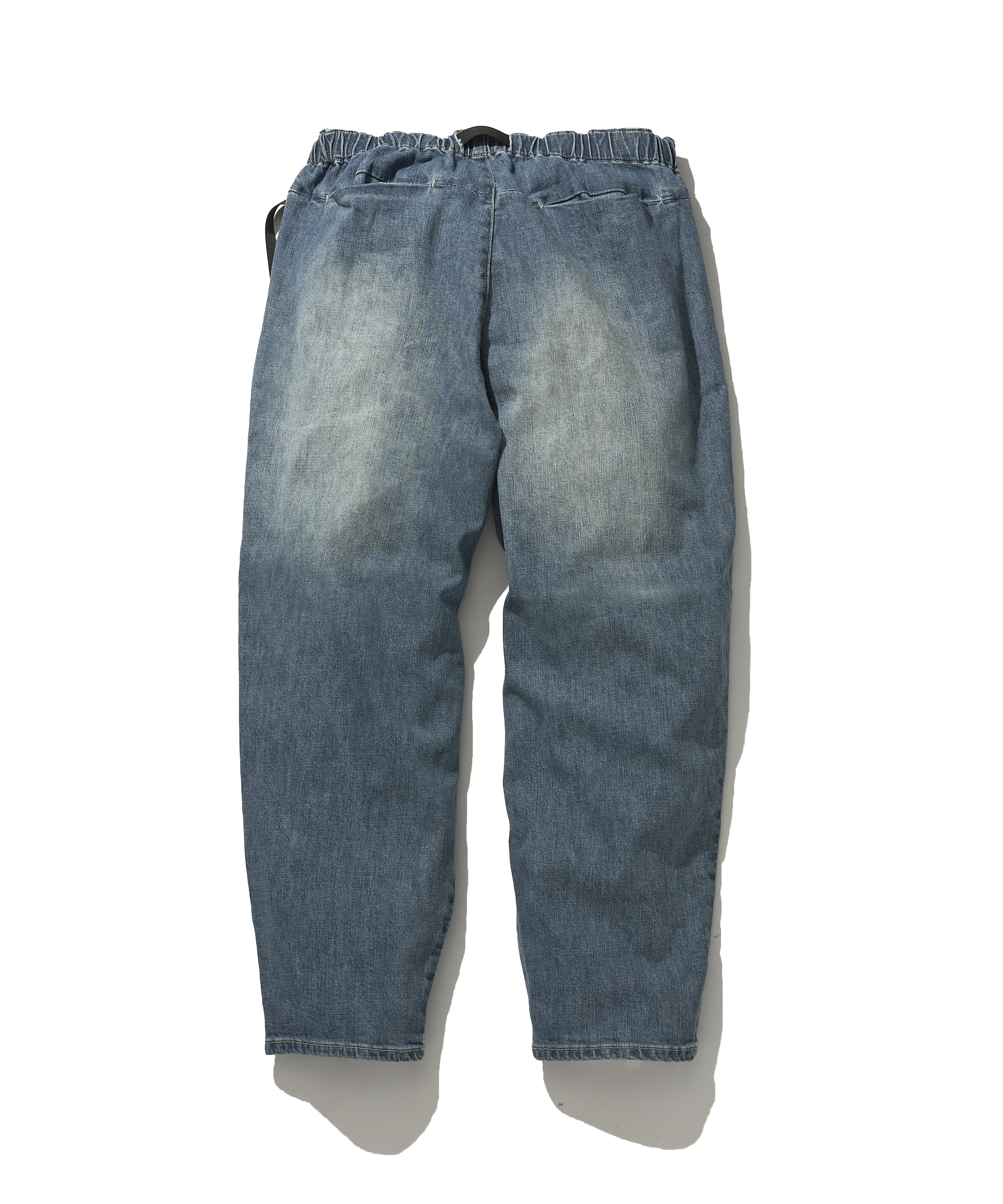 リネンブレンド ストレッチデニムパンツ