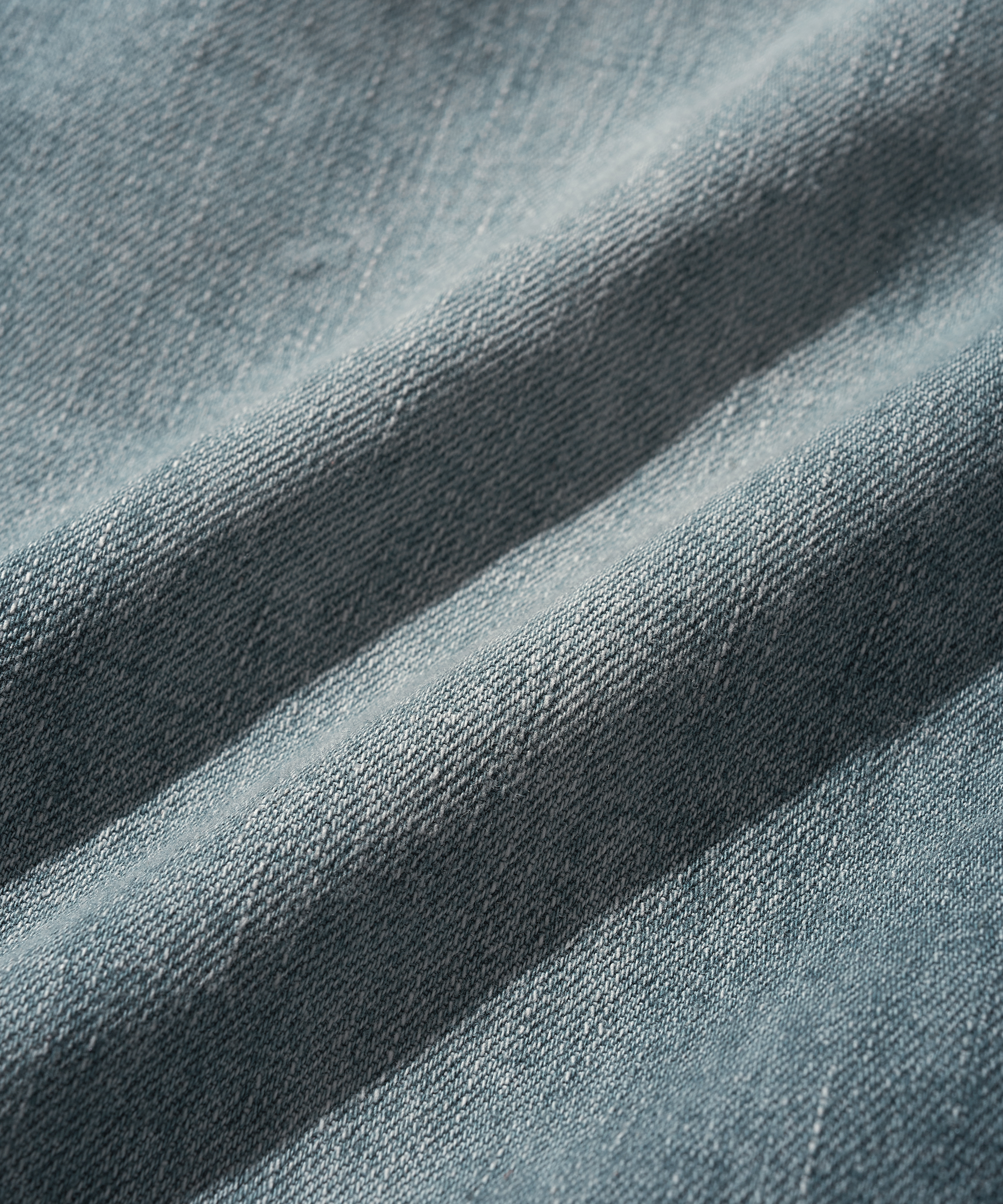 リネンブレンド ストレッチデニムパンツ