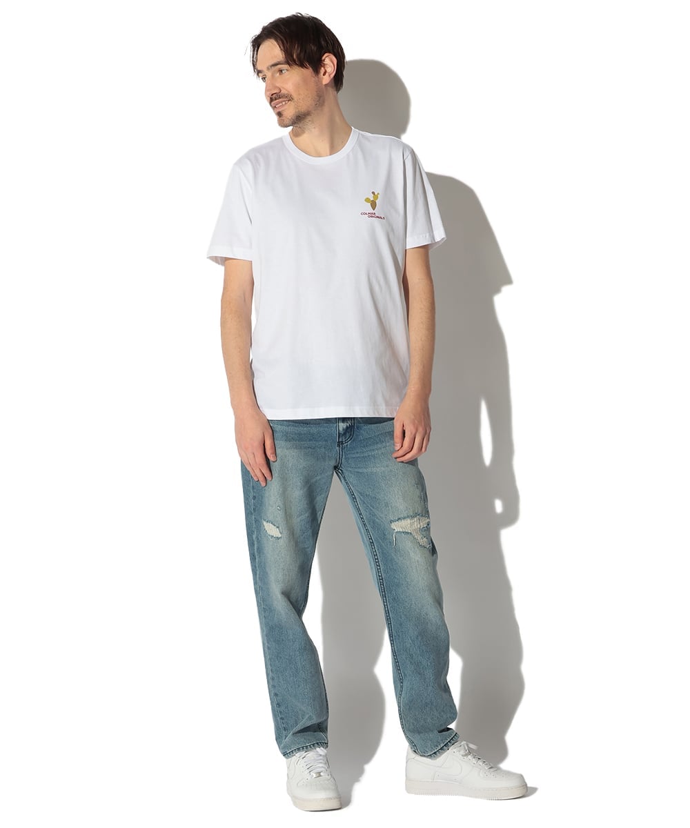 サボテンプリント コットンジャージTシャツ