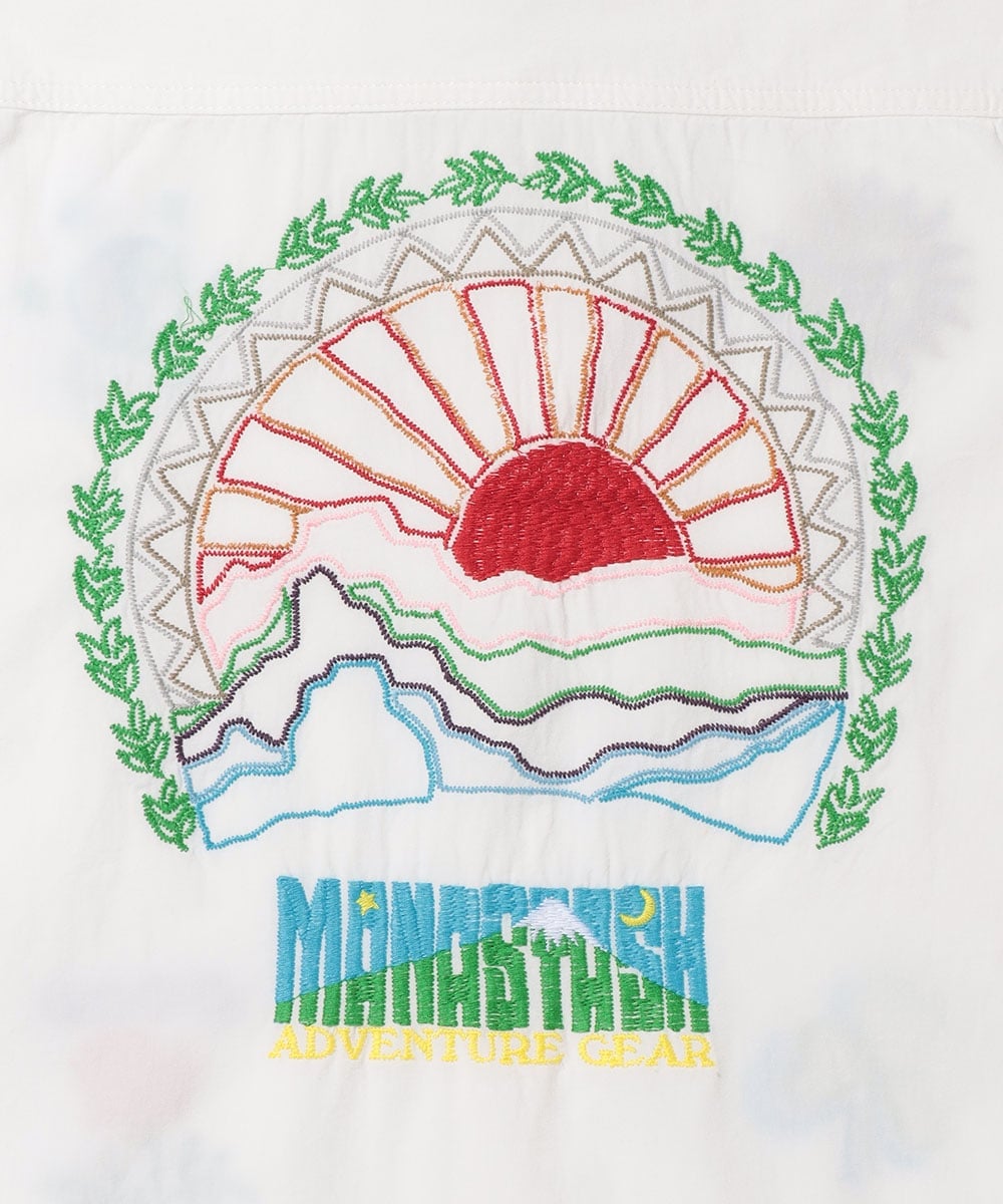 エンブロイダリー デニムシャツ