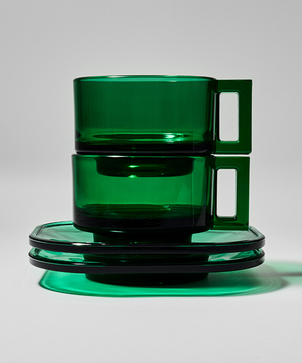カップ＆ソーサー グリーン
