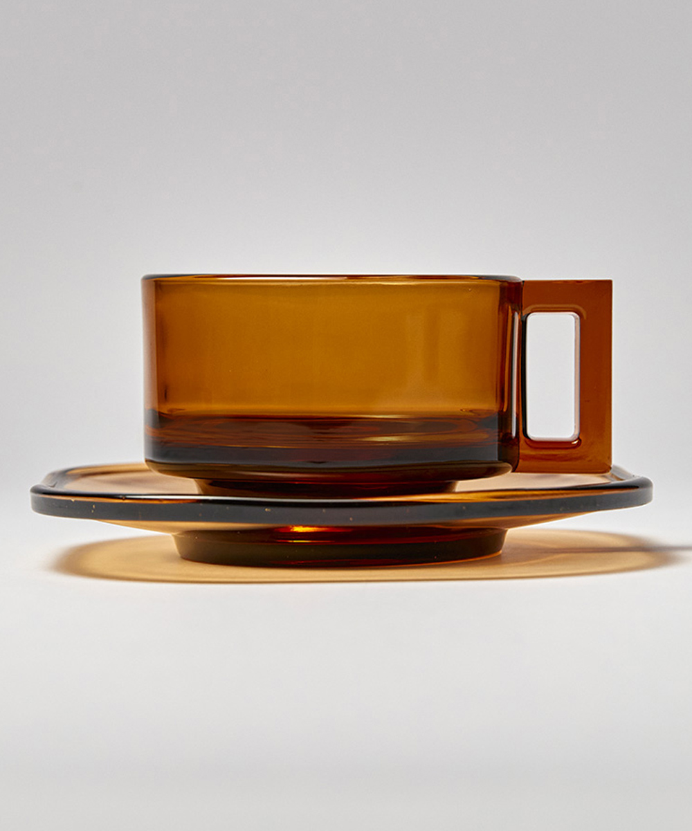 カップ＆ソーサー アンバー