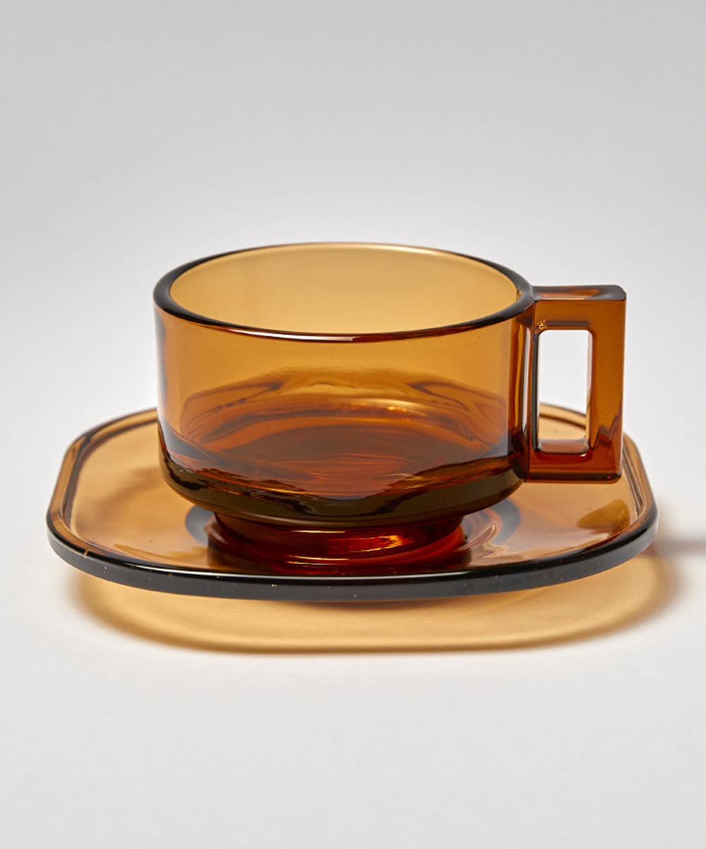 カップ＆ソーサー アンバー