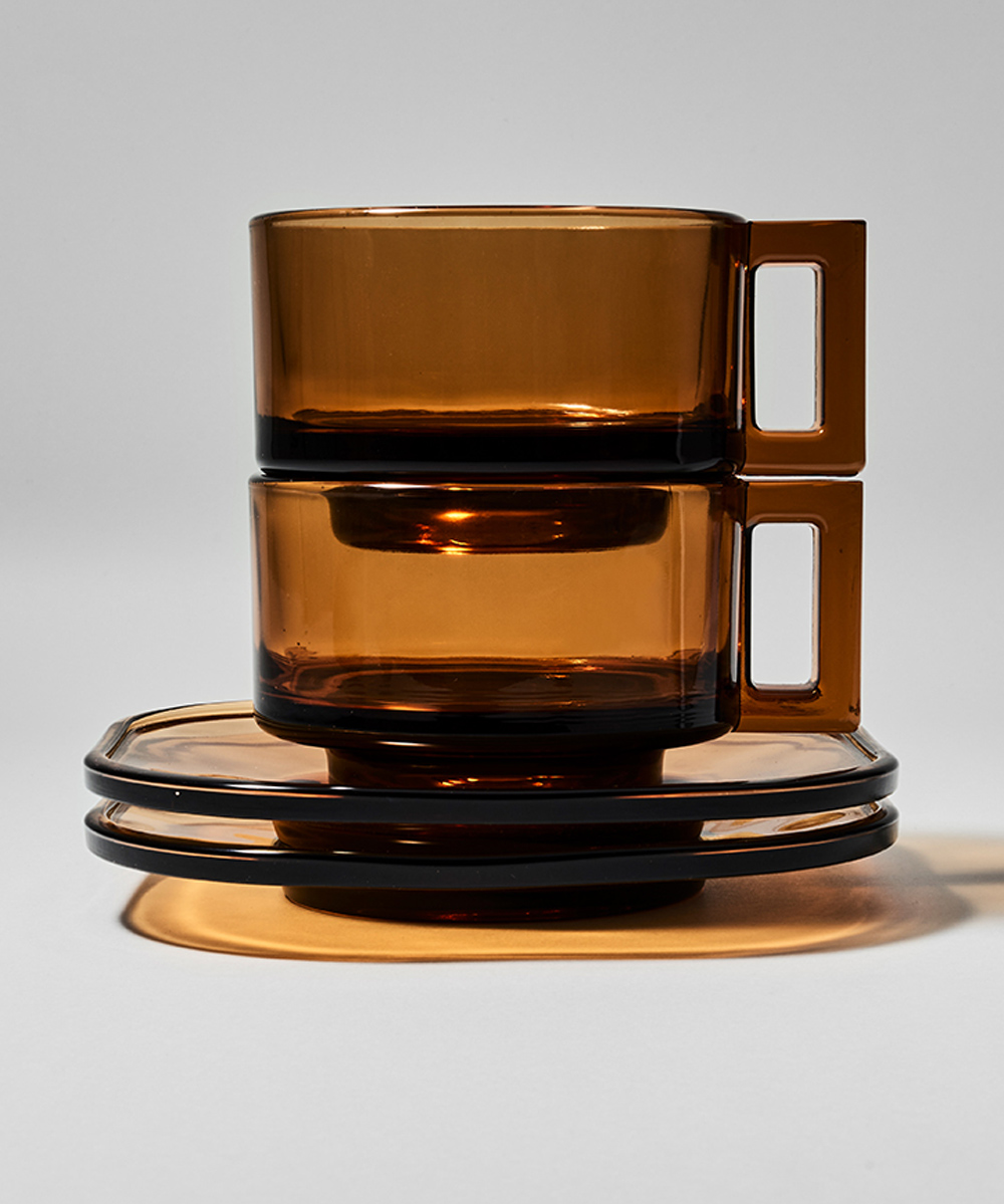 カップ＆ソーサー アンバー