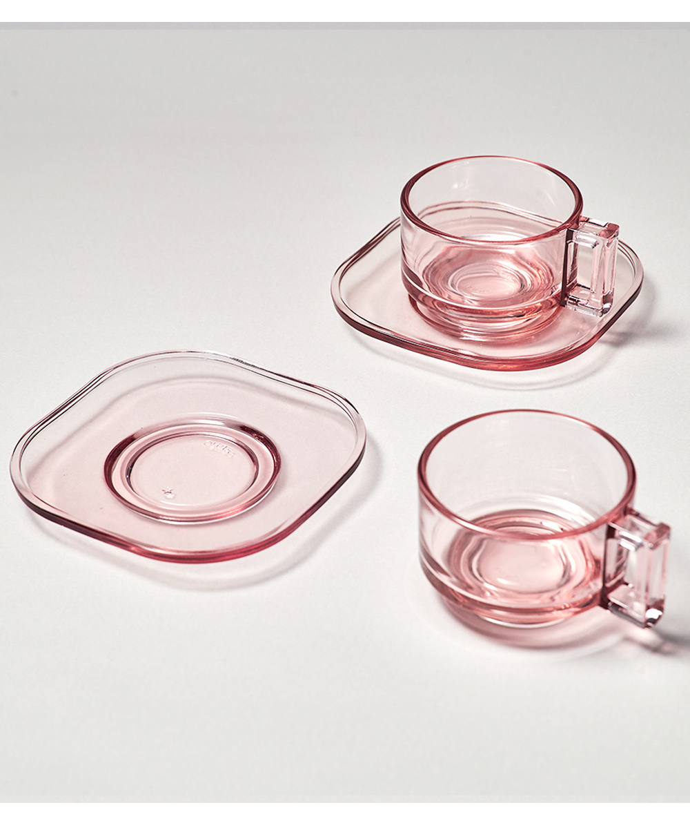 カップ＆ソーサー ピンク