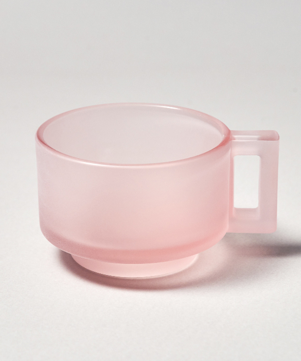 カップ＆ソーサー ピンクフロスト