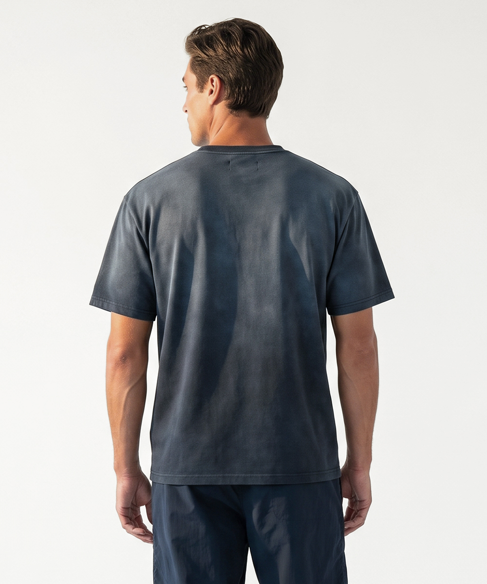 ブラックレーベル×ラッセル A-PACK/エーパック 製品染めTシャツ