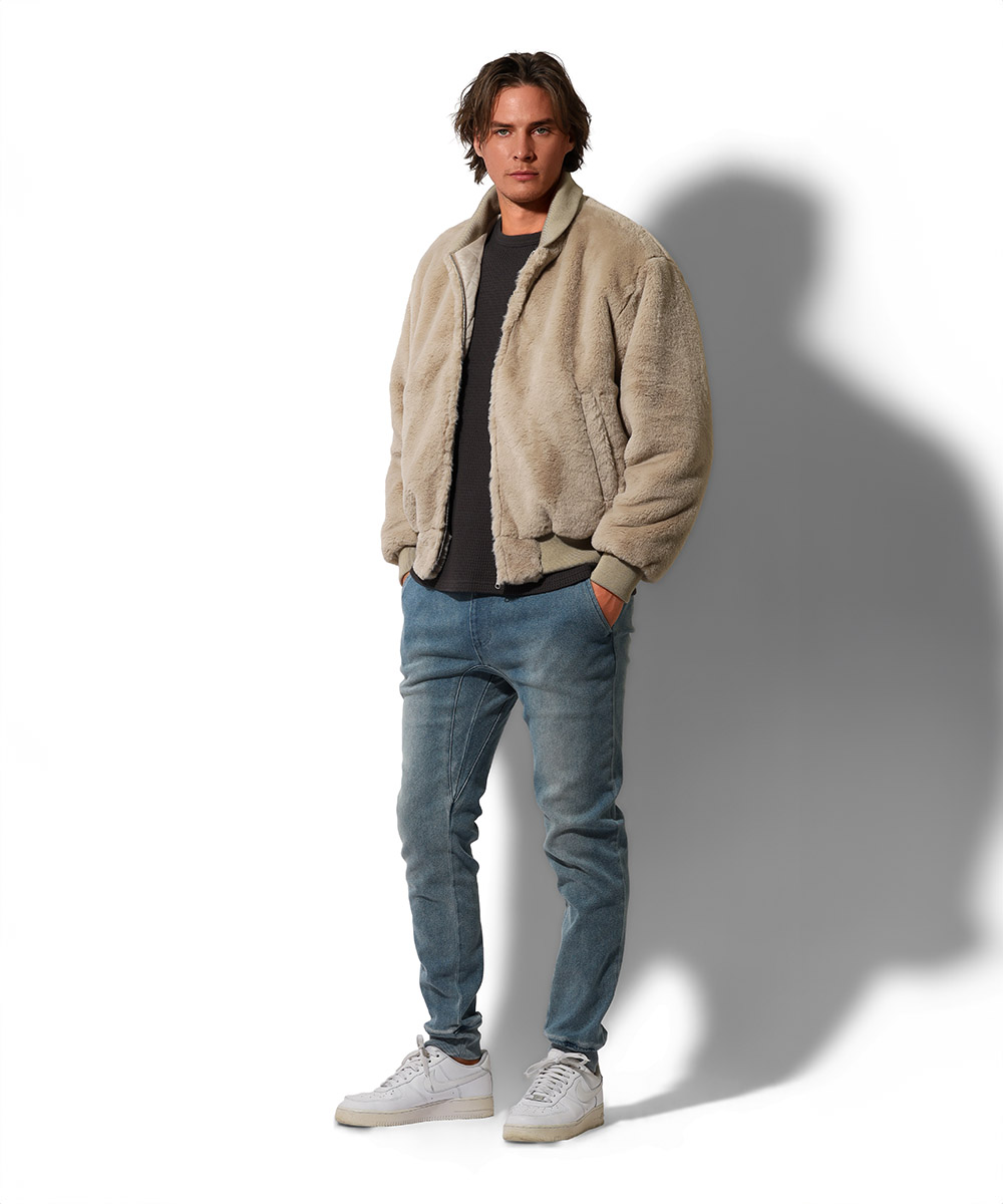 フェイクファー ボンバージャケット | アカンサス | Safari Lounge