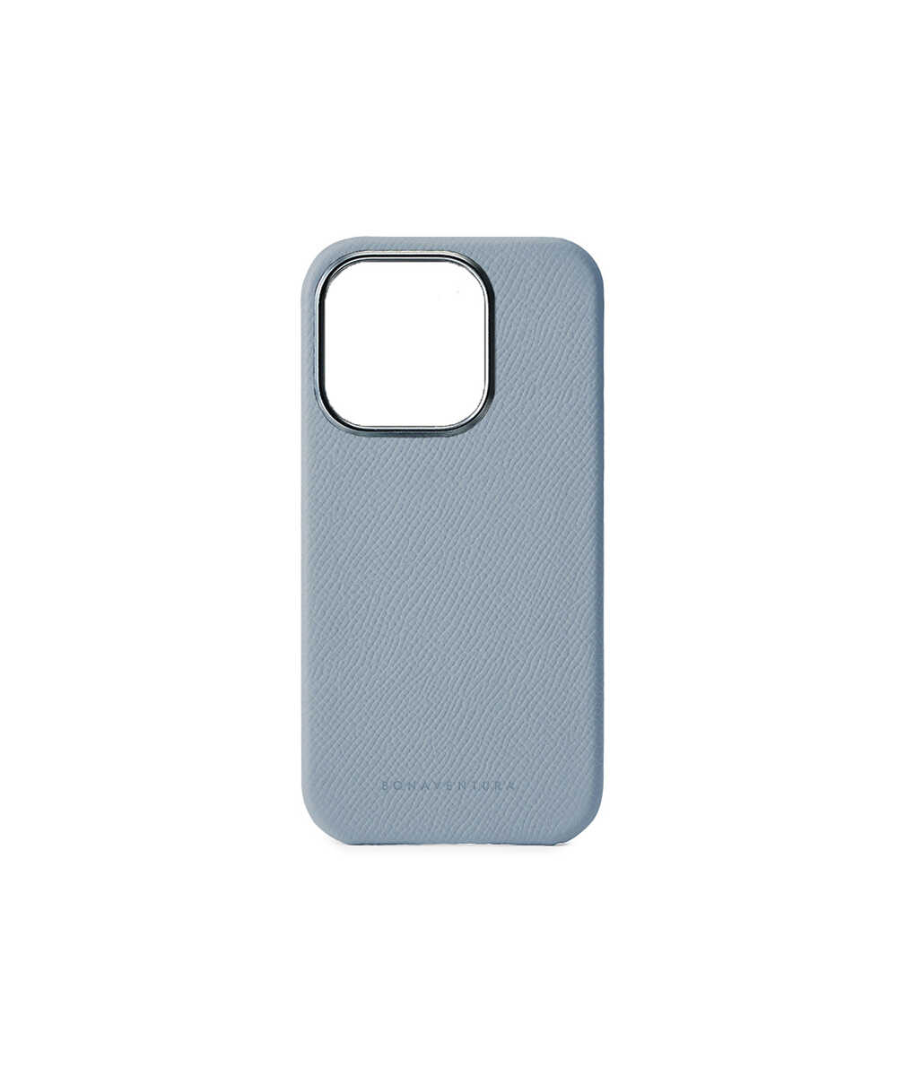 iPhone 15 Pro対応 ノブレッサレザー バックカバーケース  ブルー