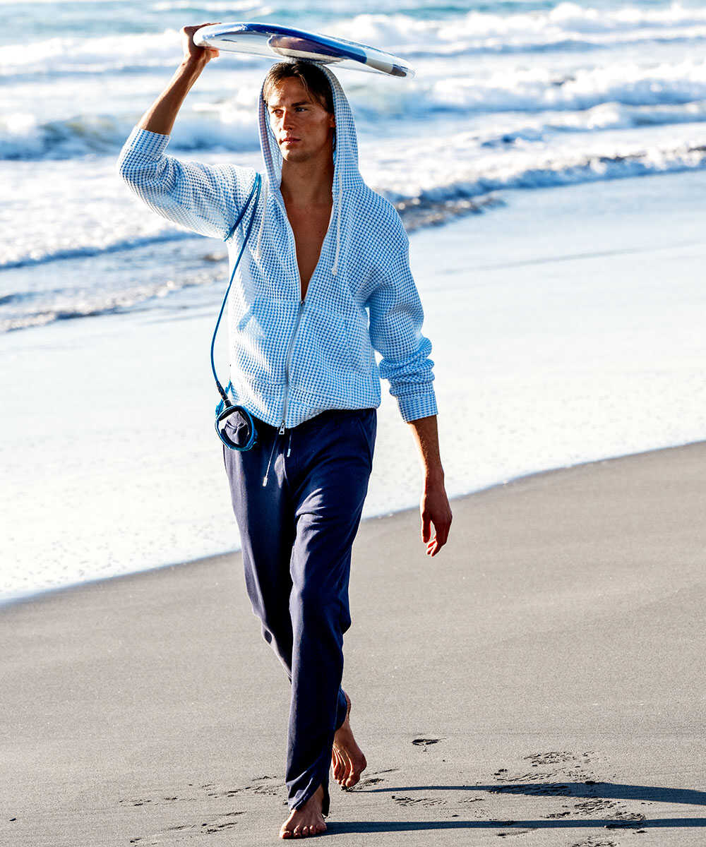 限定 テイパード 裾ジップ スウェット イージーパンツ