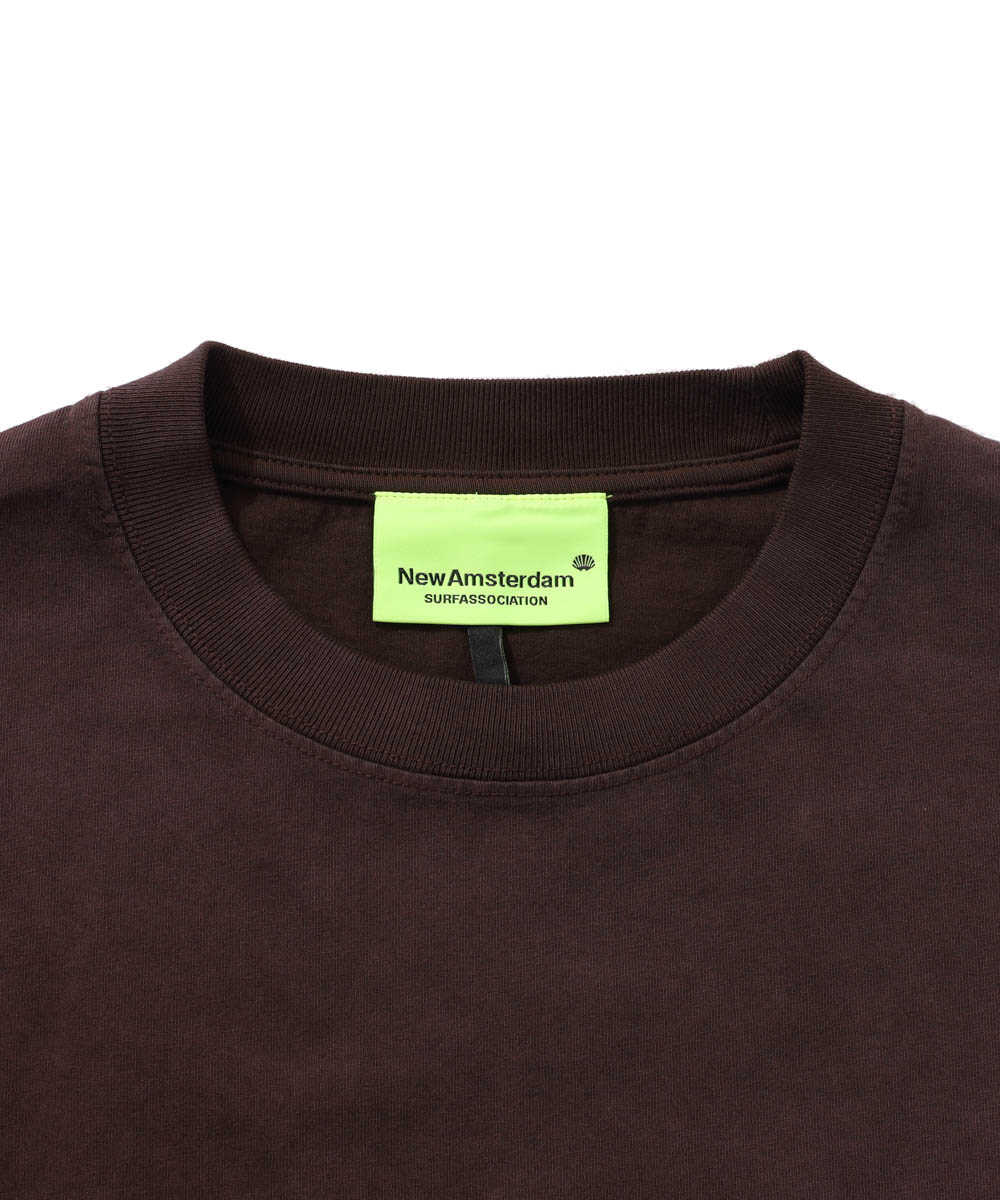 ピグメントダイ ロゴプリントTシャツ