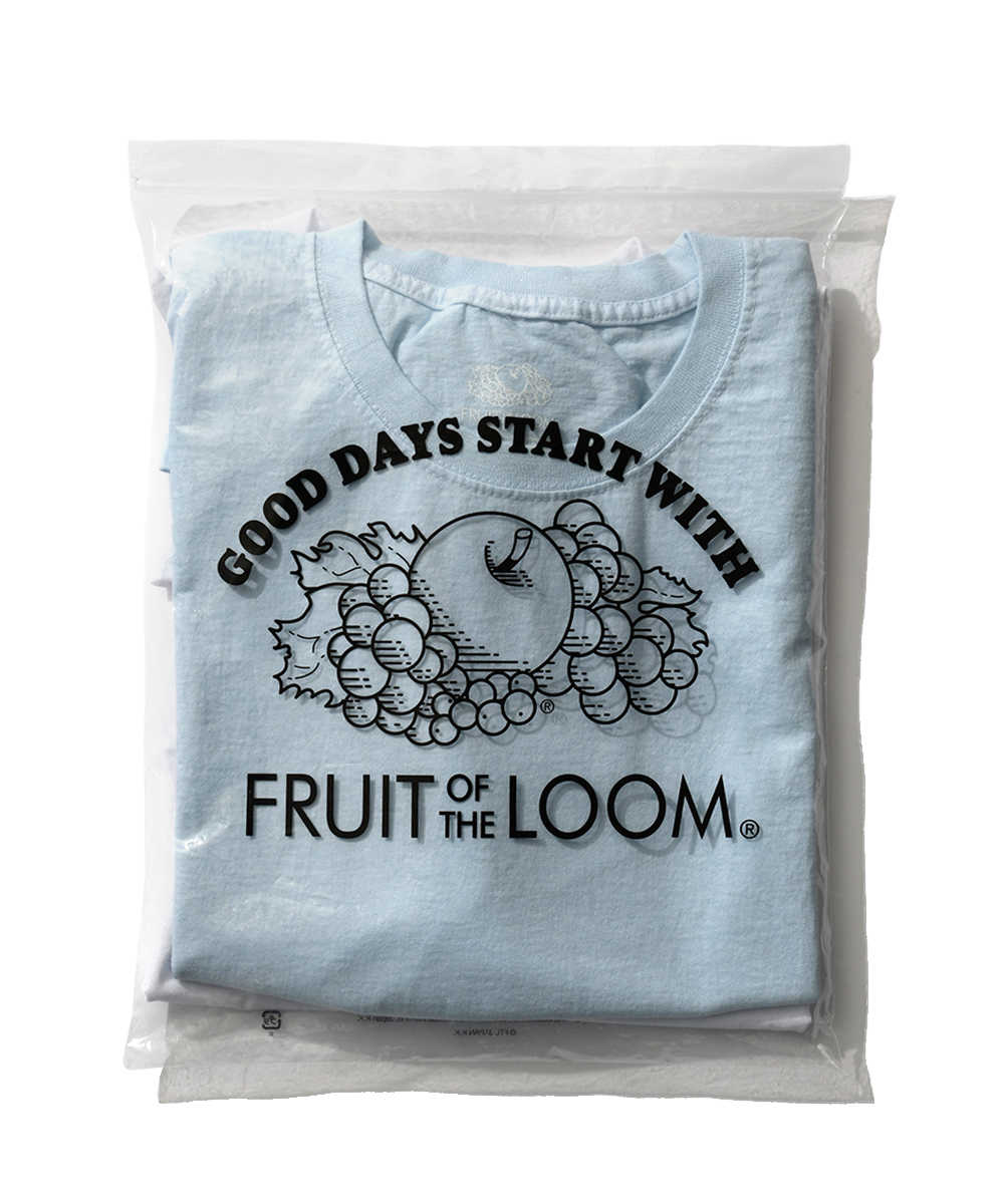 限定 Fruit of the Loom / フルーツオブザルームコラボ2枚パックTシャツ