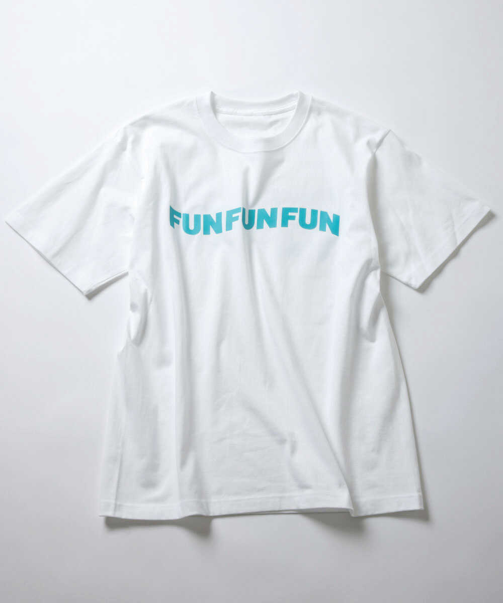 限定 FUN FUN FUN バックプリントTシャツ