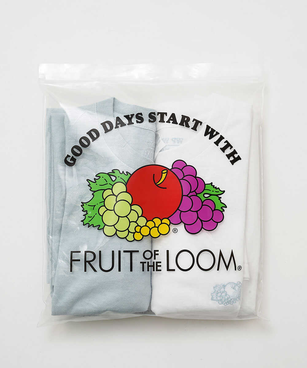 別注限定 Fruit of the Loom / フルーツオブザルーム コラボ 2枚パックT