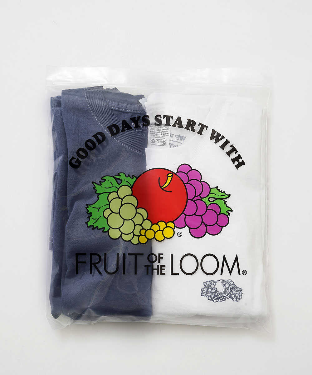 別注限定 Fruit of the Loom / フルーツオブザルーム コラボ 2枚パックT