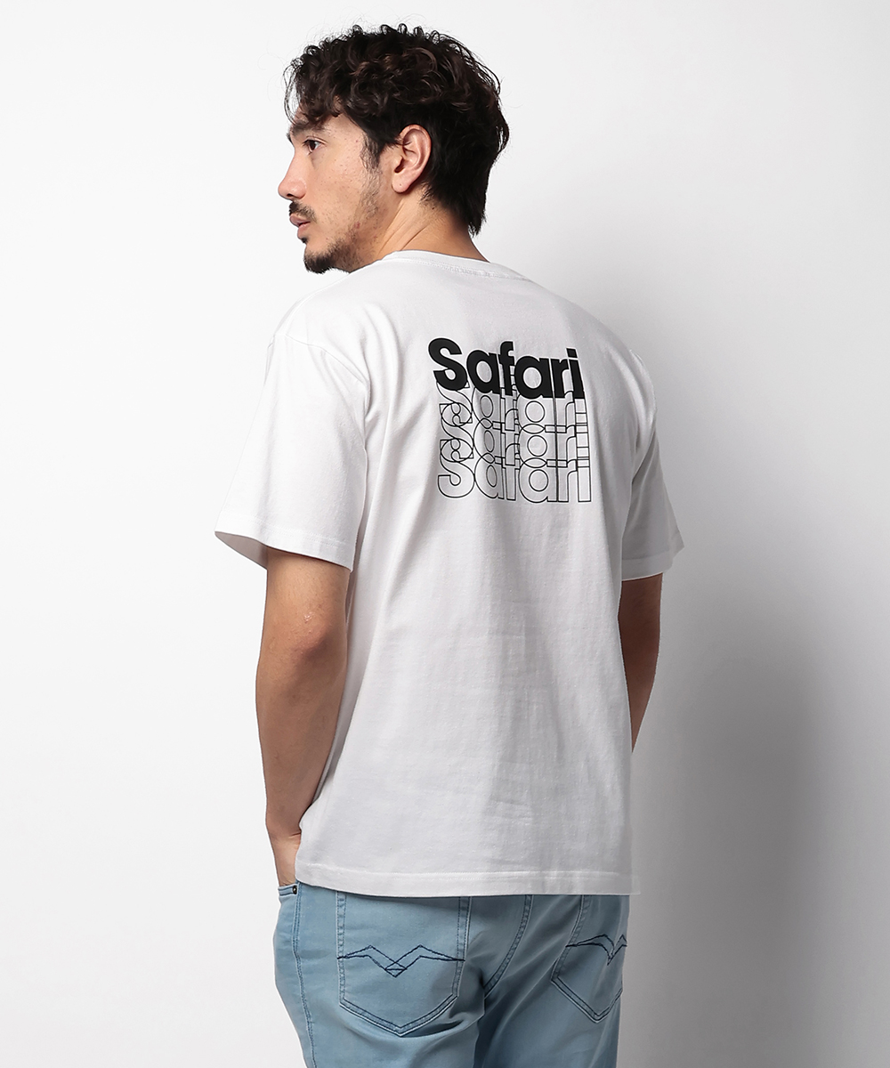 限定 Safari/サファリ プリントTシャツ