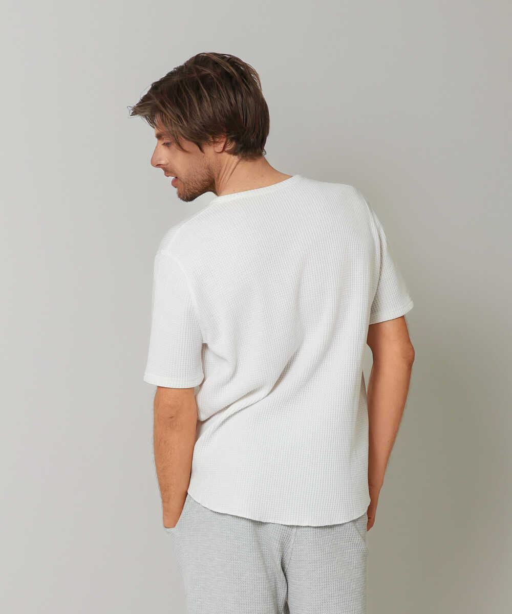 限定 サーマルヘンリーネックTシャツ