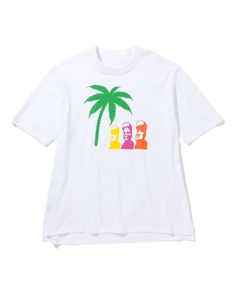 クルーネックプリントTシャツ