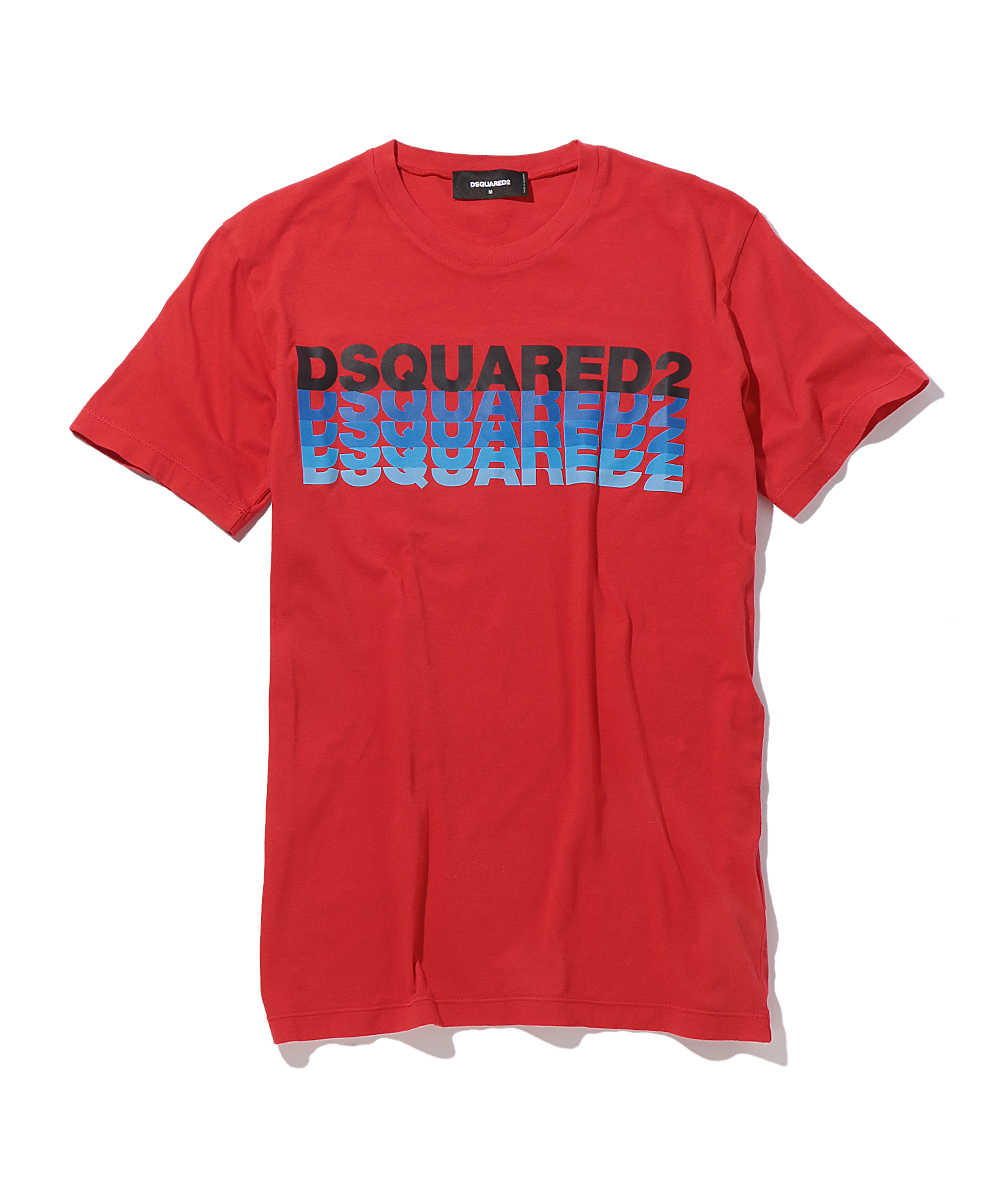 グラデーションロゴクルーネックtシャツ Dsquared2 ディースクエアード 雑誌safariの公式オンラインショップ Safari Lounge