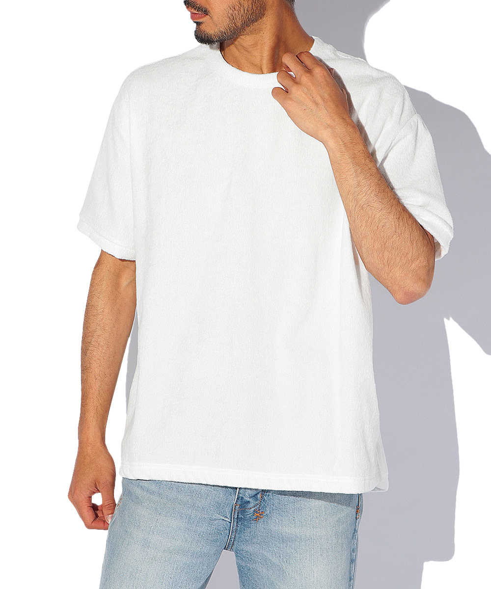パイルクルーネックTシャツ | THING FABRICS (シングファブリックス) | 雑誌Safariの公式オンラインショップ