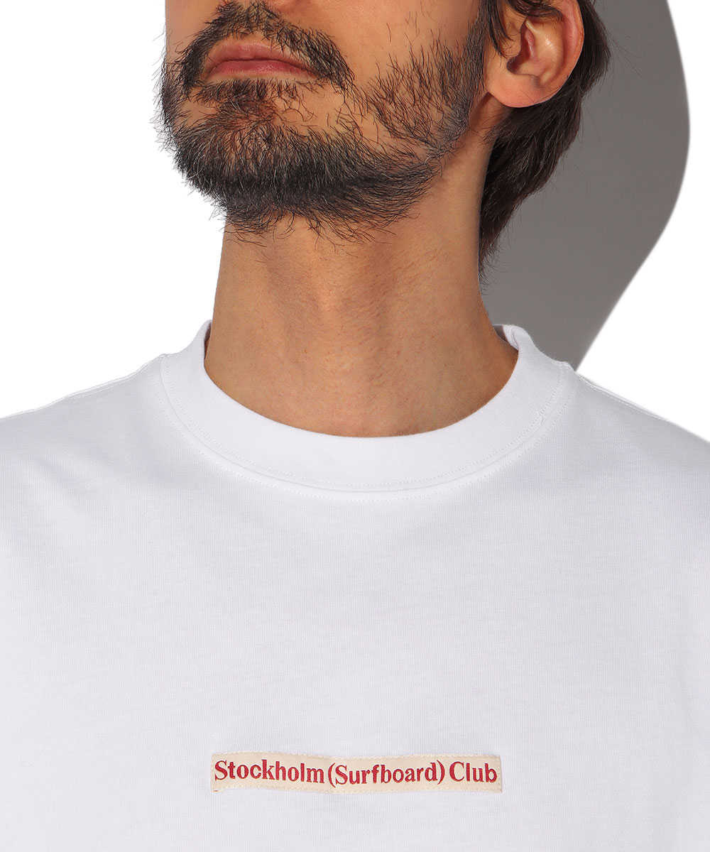ボックスロゴコットンクルーネックTシャツ | STOCKHOLM SURFBOARD CLUB 
