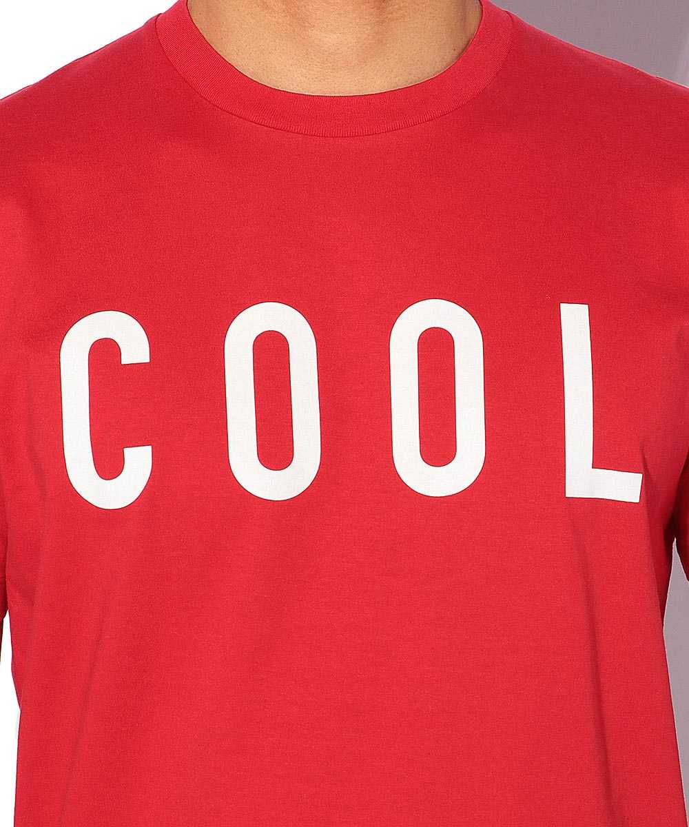“COOL”ロゴクルーネックTシャツ