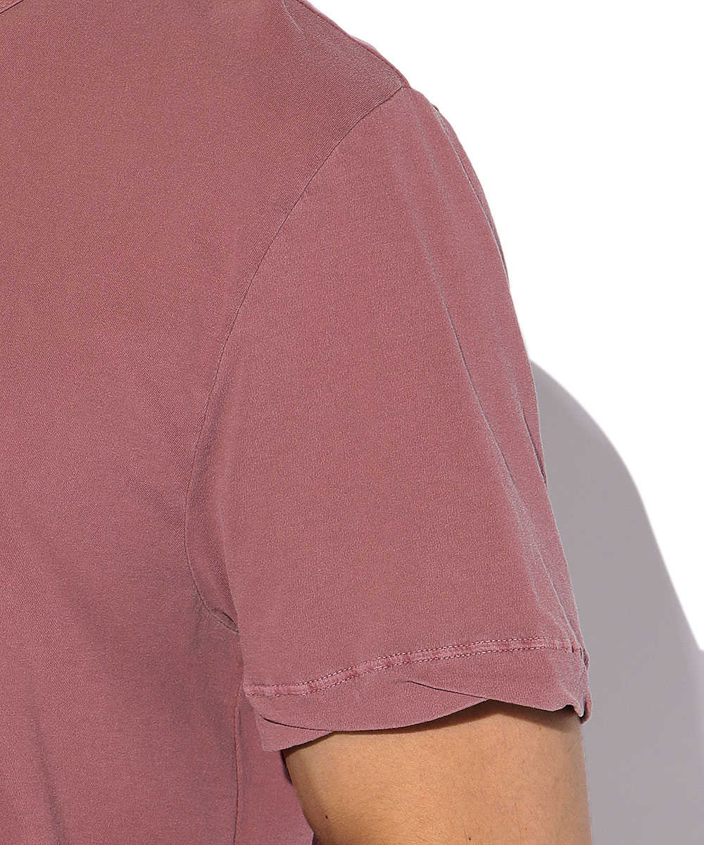 ラウンドコットンクルーネックTシャツ