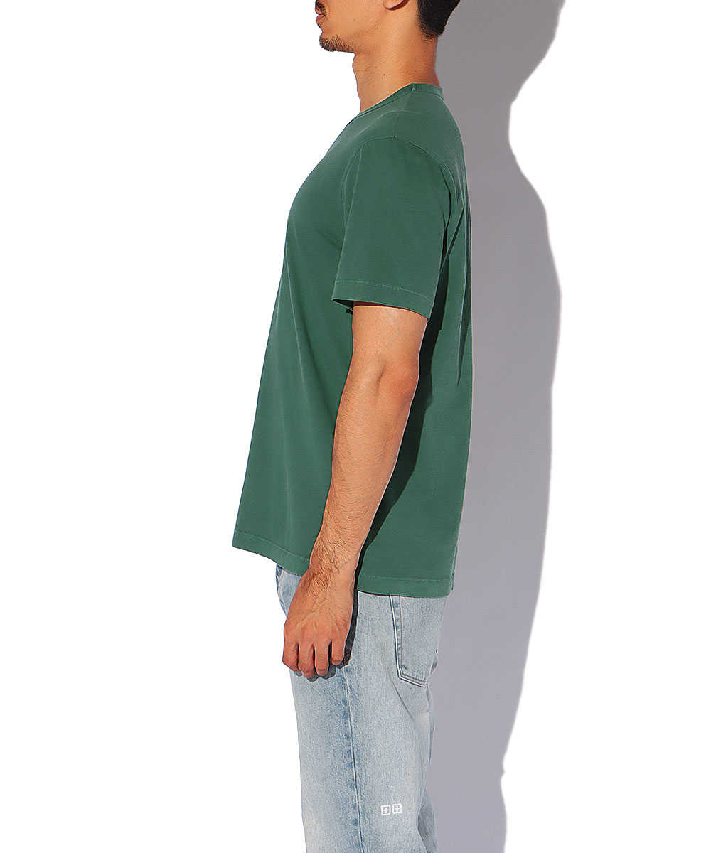 ガーメントダイクルーネックTシャツ