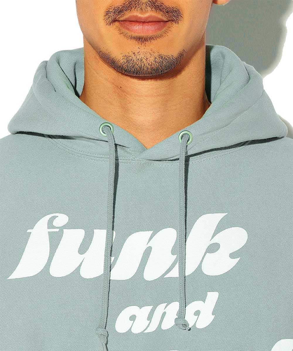 【別注・限定商品】“ファンクアンドソウル”プリントプルオーバーパーカ