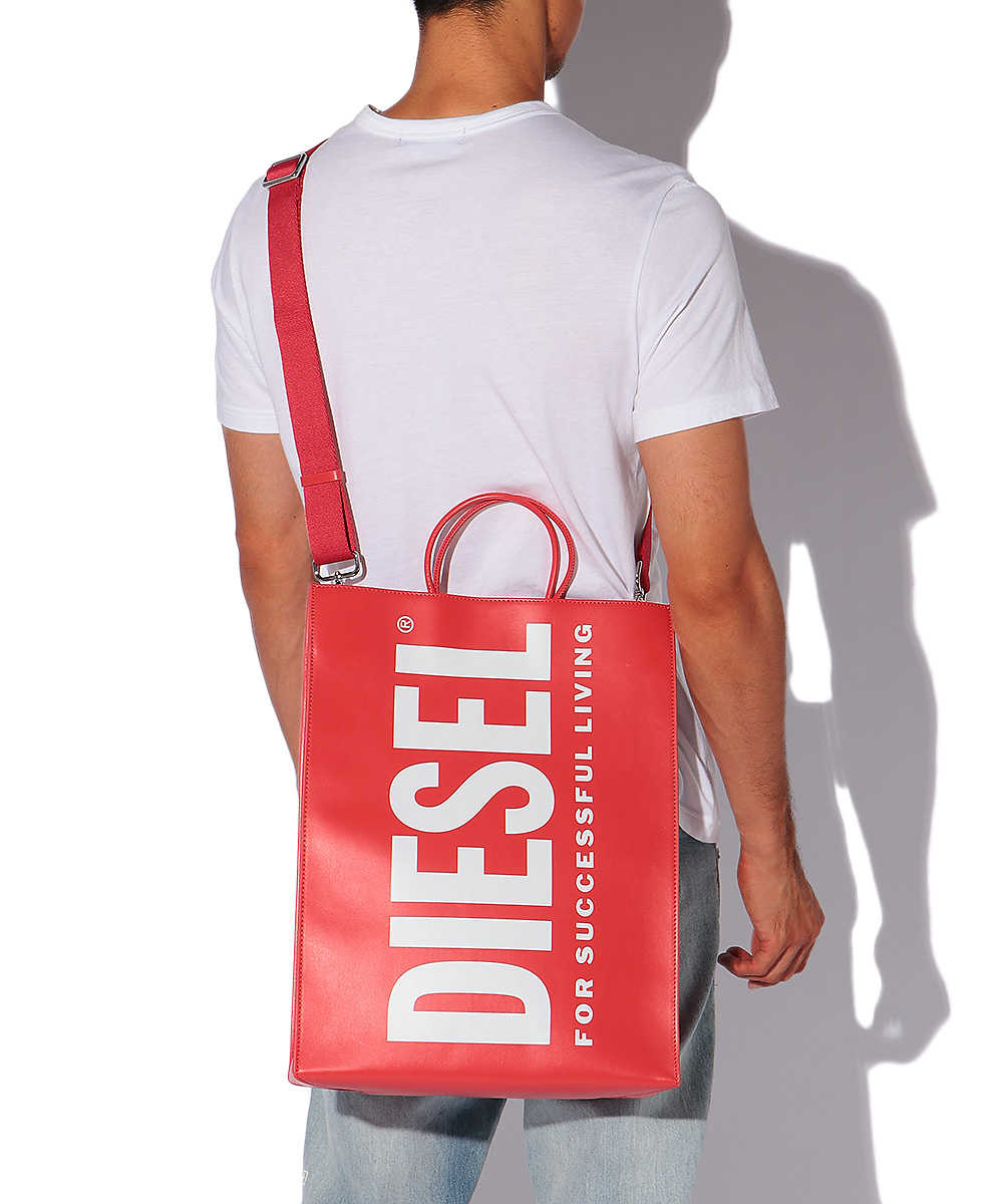 DIESEL - DIESEL ショッパーバッグ デニム ブルー ディーゼルの+