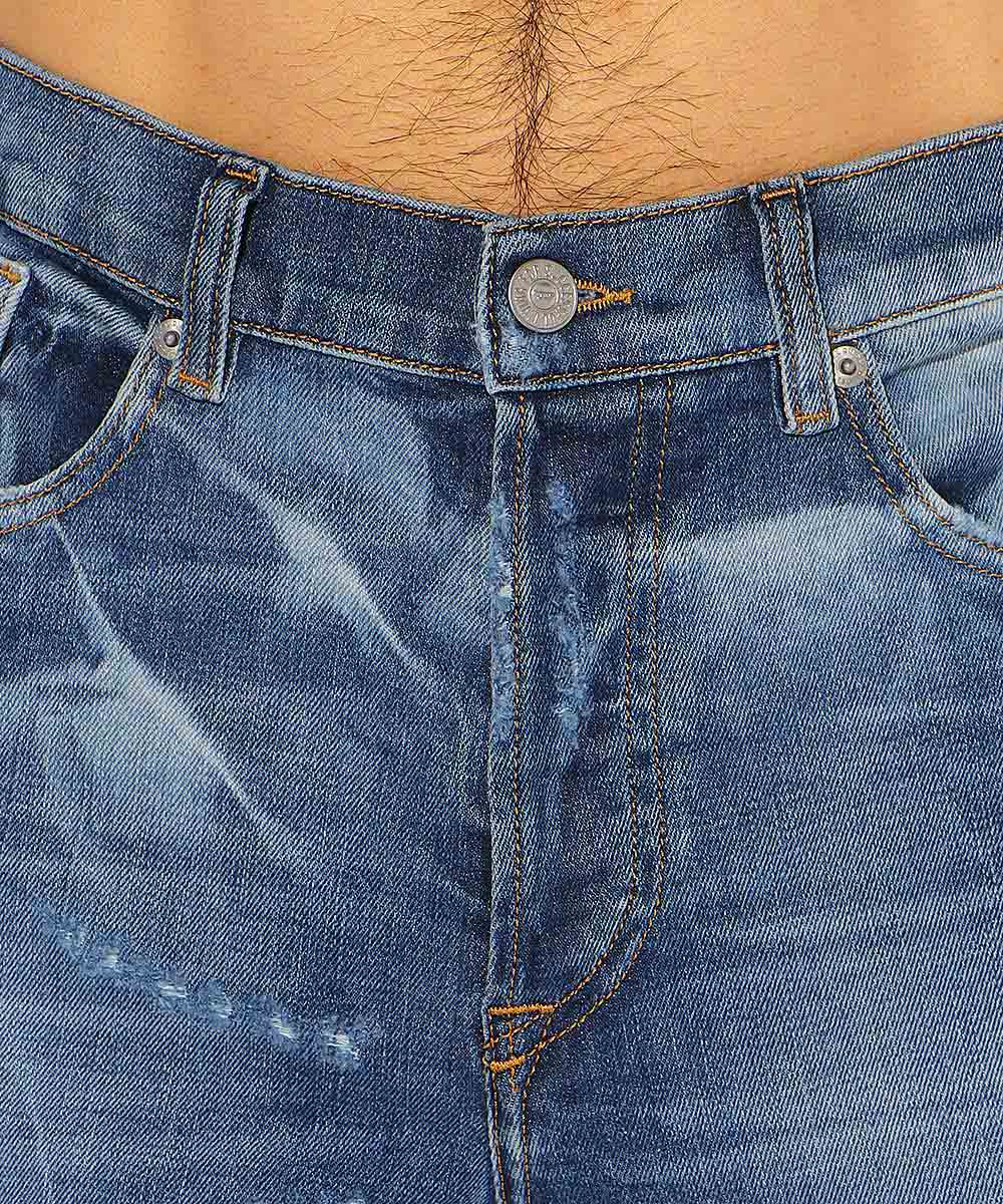 “2005”ダメージ加工デニムパンツ