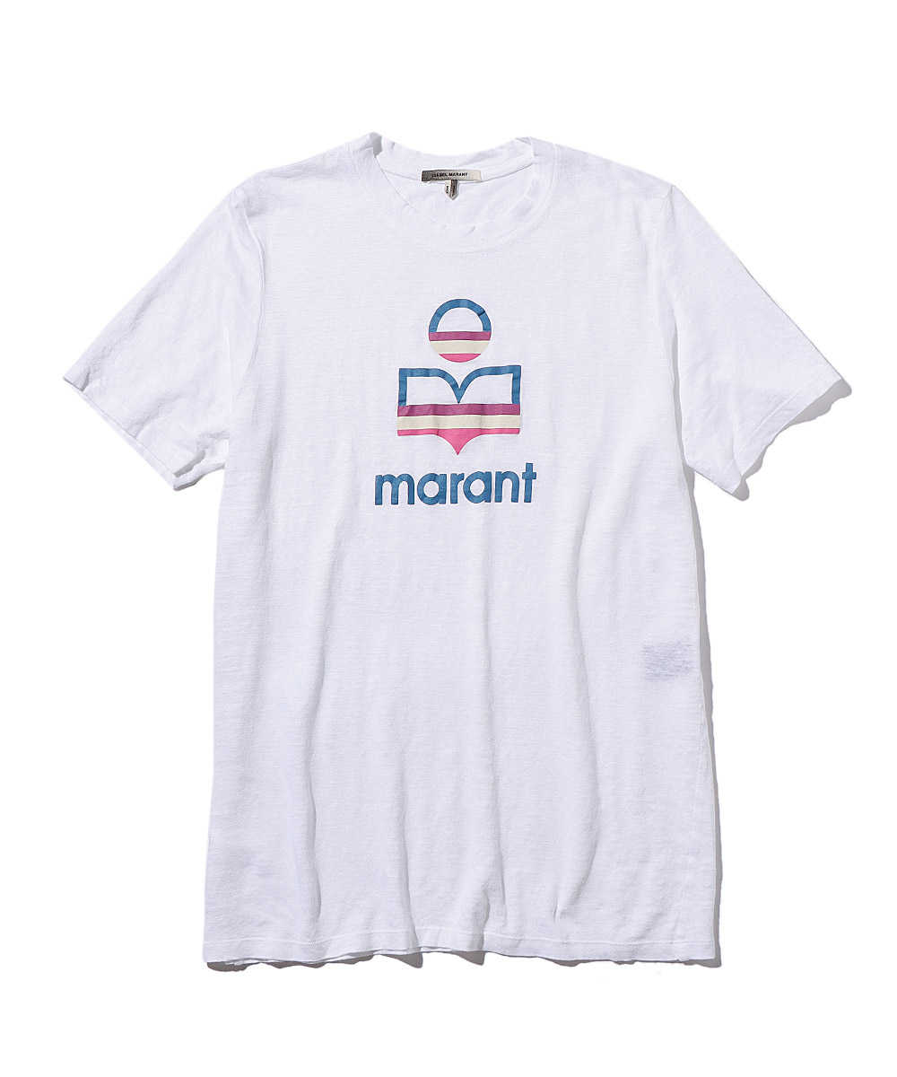 ロゴプリントクルーネックTシャツ
