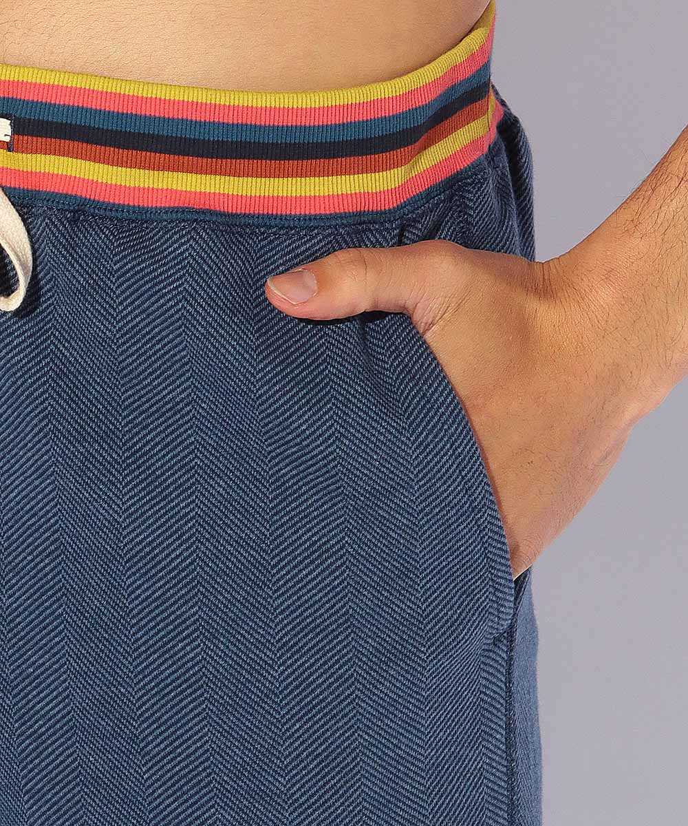 ヘリンボーンイージーパンツ