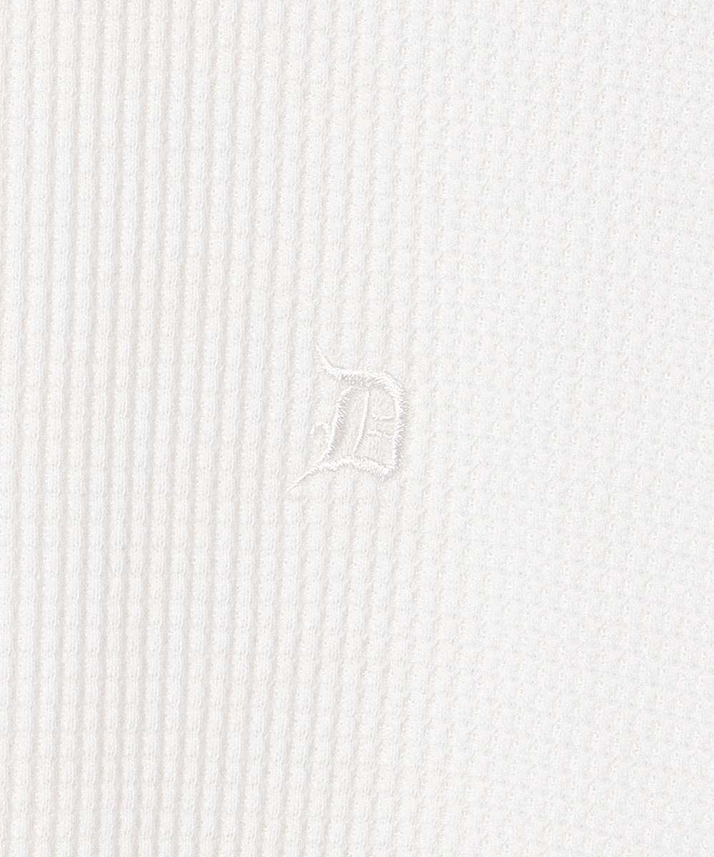 ワッフルロングスリーブカットソー