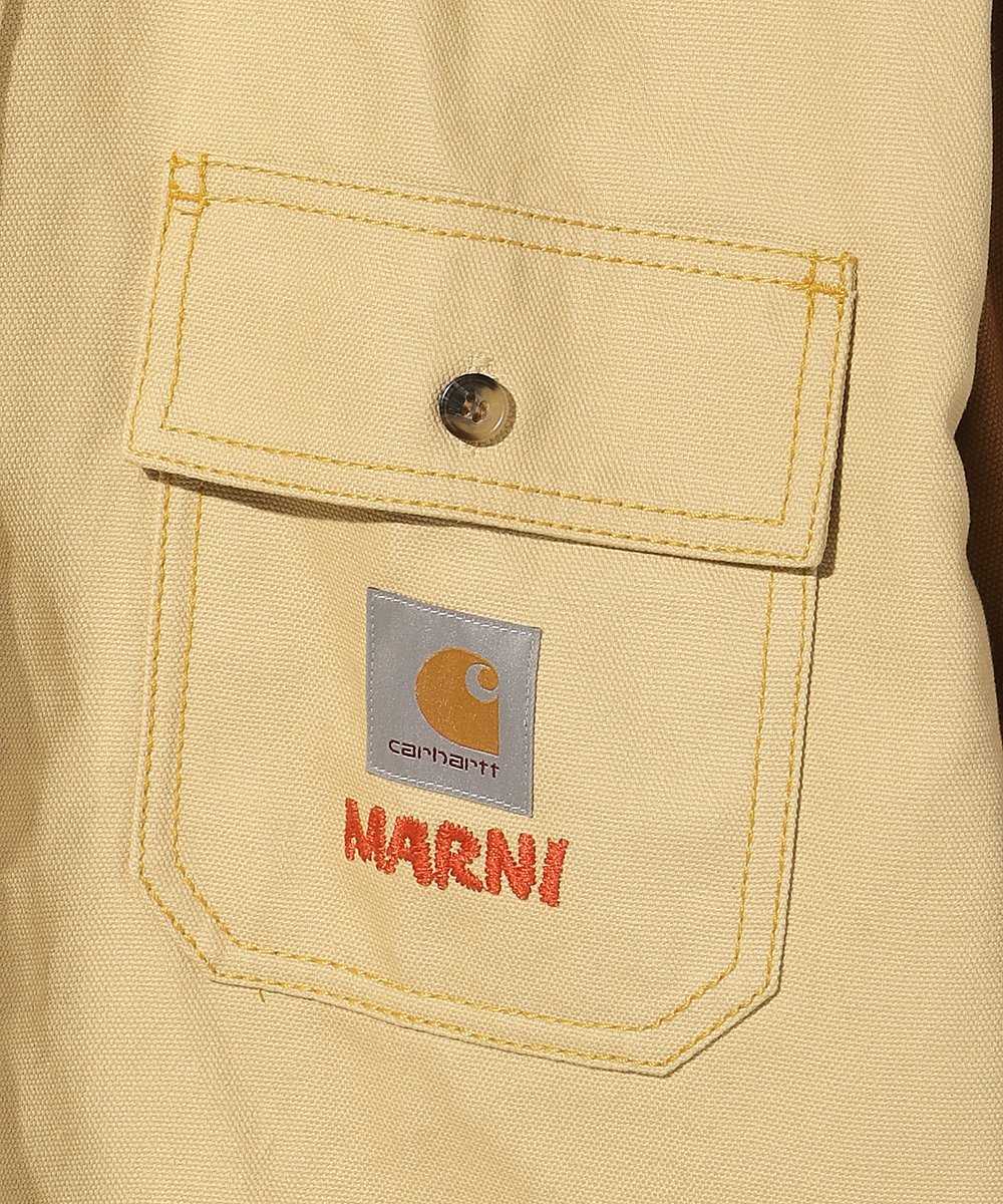 マルニ × カーハート WIP 異素材切り替えオーバーシャツ