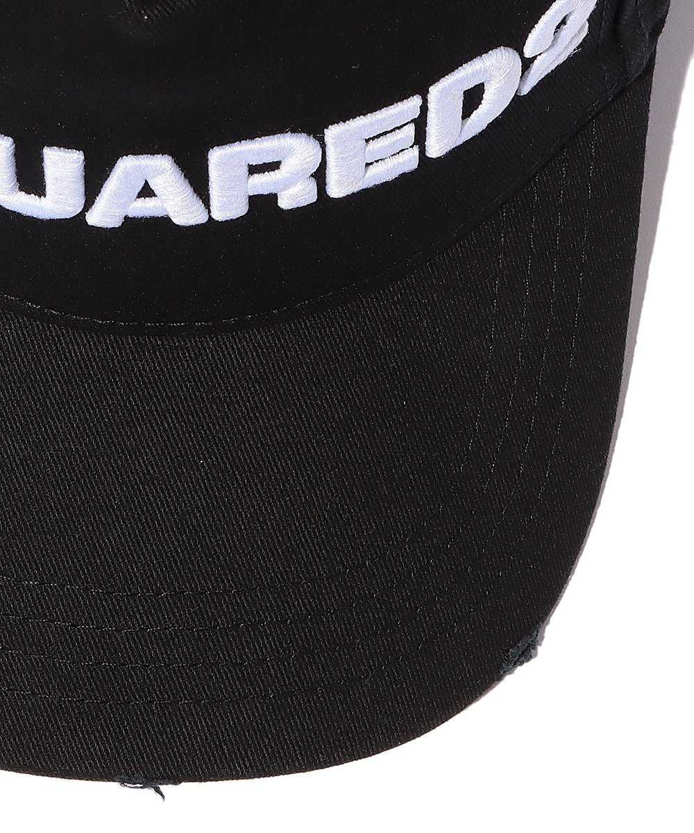 “DSQUARED2”ロゴベースボールキャップ