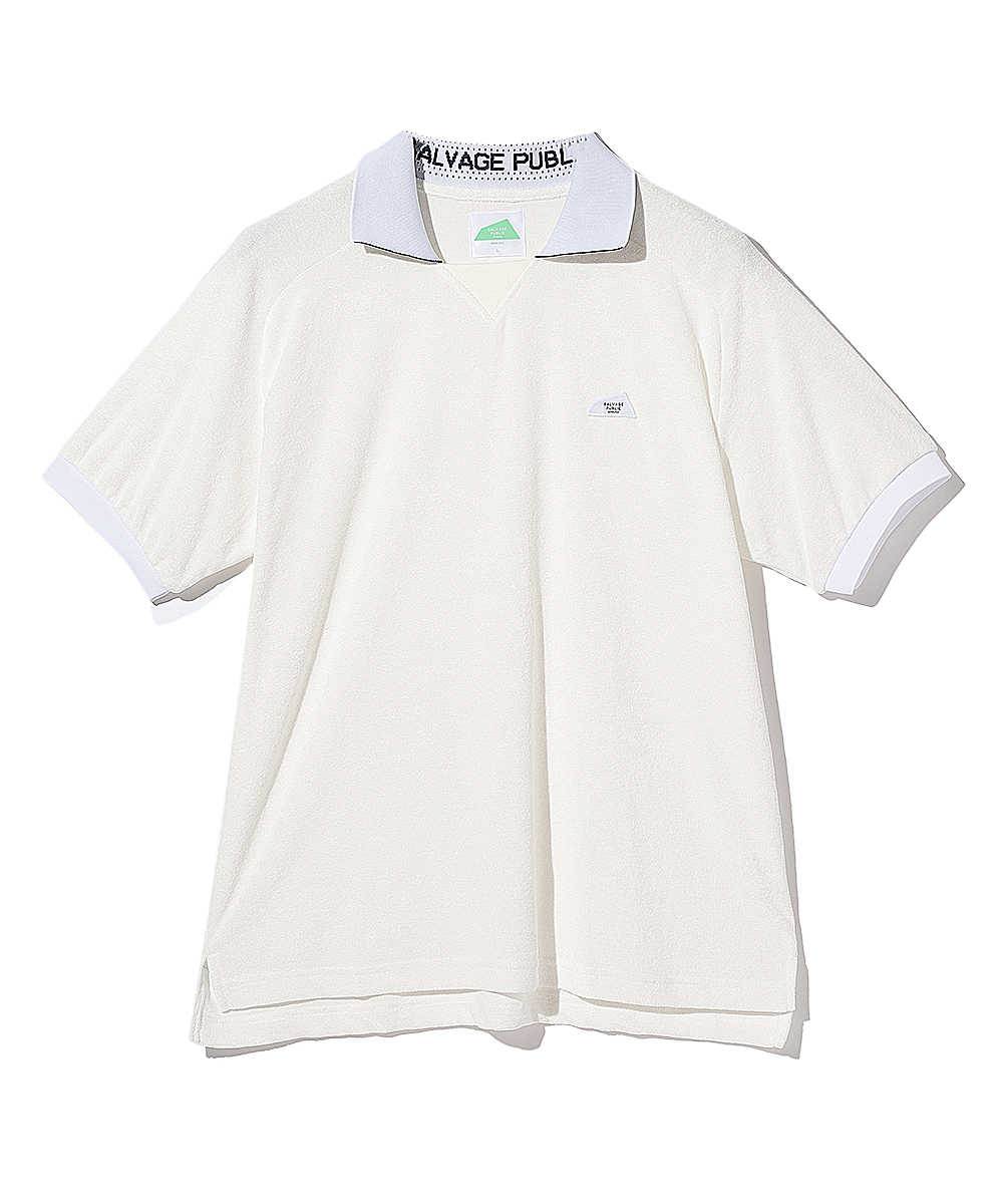 Kahakai/カハカイ ビーチパイル ロゴスキッパーポロシャツ